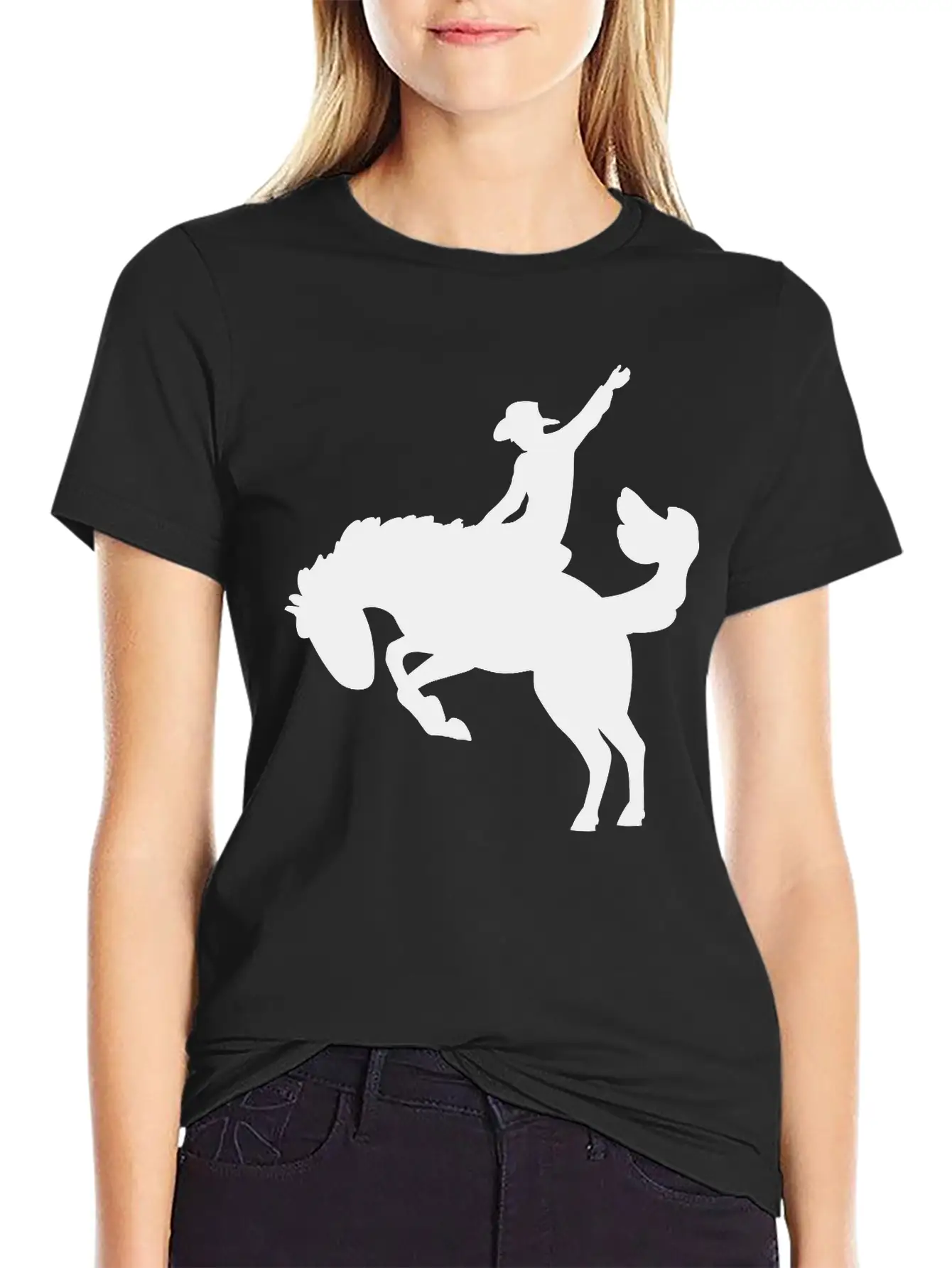 Rodeo Rider Unisex Short Sleeve Soft Cotton T-Shirt – Casual Everyday Wear