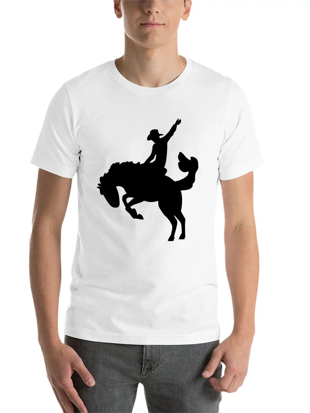 Rodeo Rider Unisex Short Sleeve Soft Cotton T-Shirt – Casual Everyday Wear