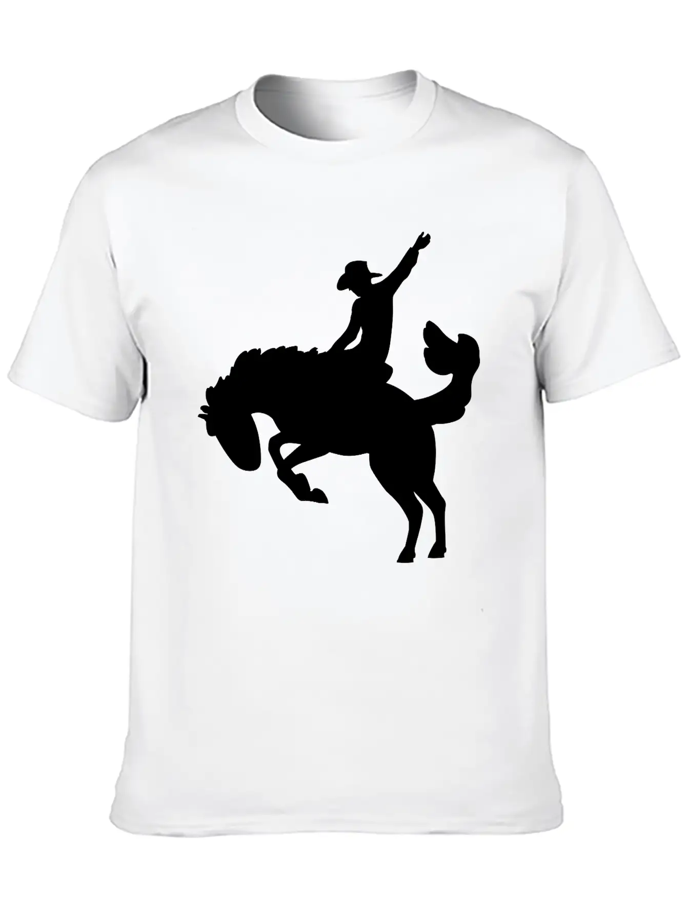Rodeo Rider Unisex Short Sleeve Soft Cotton T-Shirt – Casual Everyday Wear