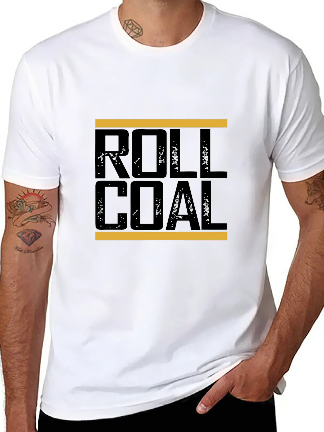 Roll Coal Diesel Truck Rolling Coal Turbo Power Ho Essential Cotton Tee For Daily Outfits – Unisex Style