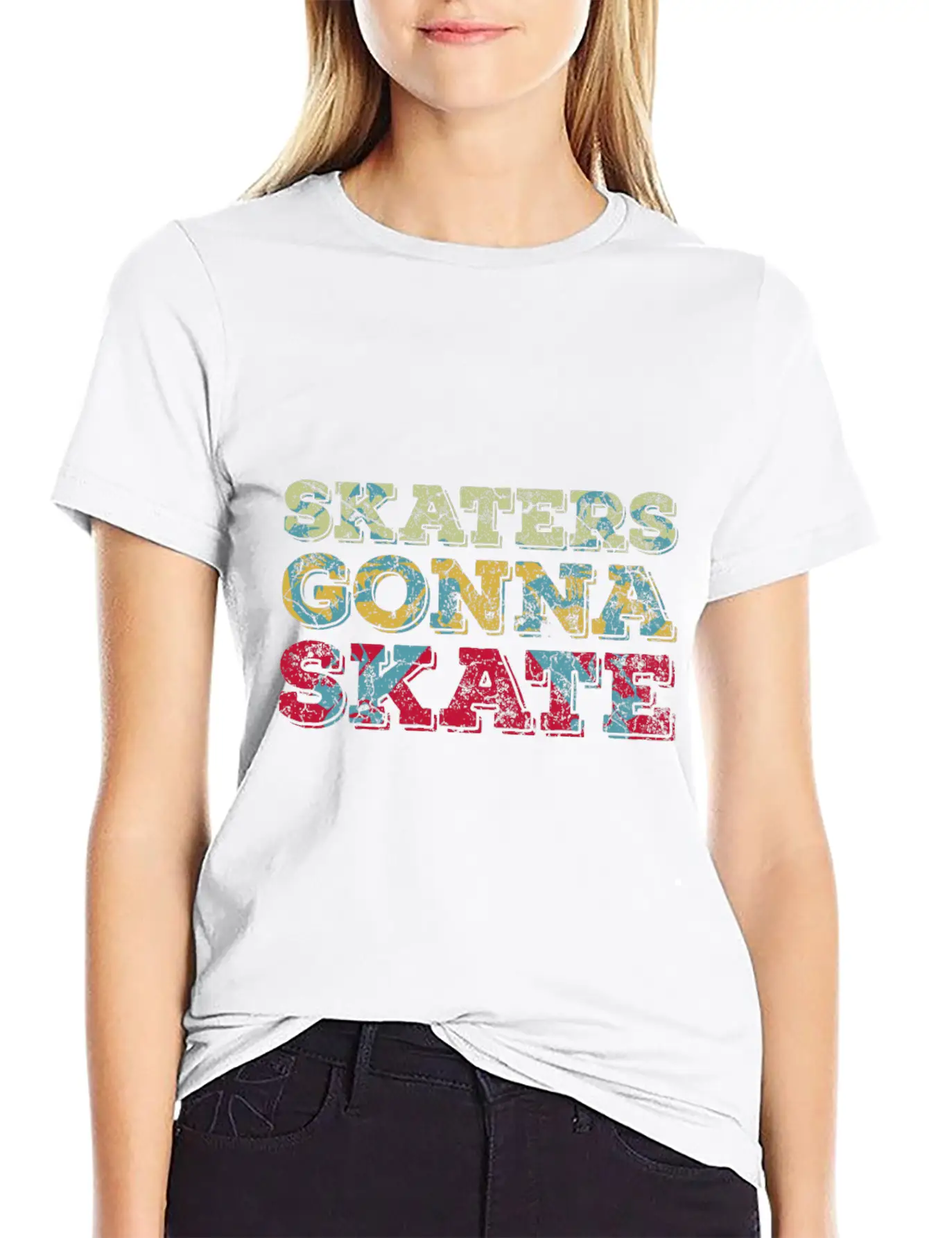 Roller Skater Retro Roller Skater Unisex Casual T-Shirt – Clean Design For Daily Comfort