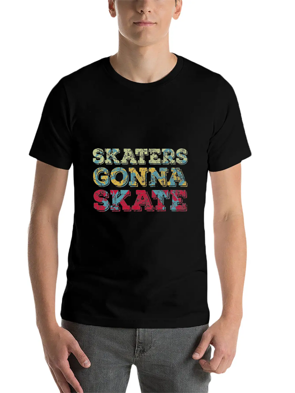 Roller Skater Retro Roller Skater Unisex Casual T-Shirt – Clean Design For Daily Comfort