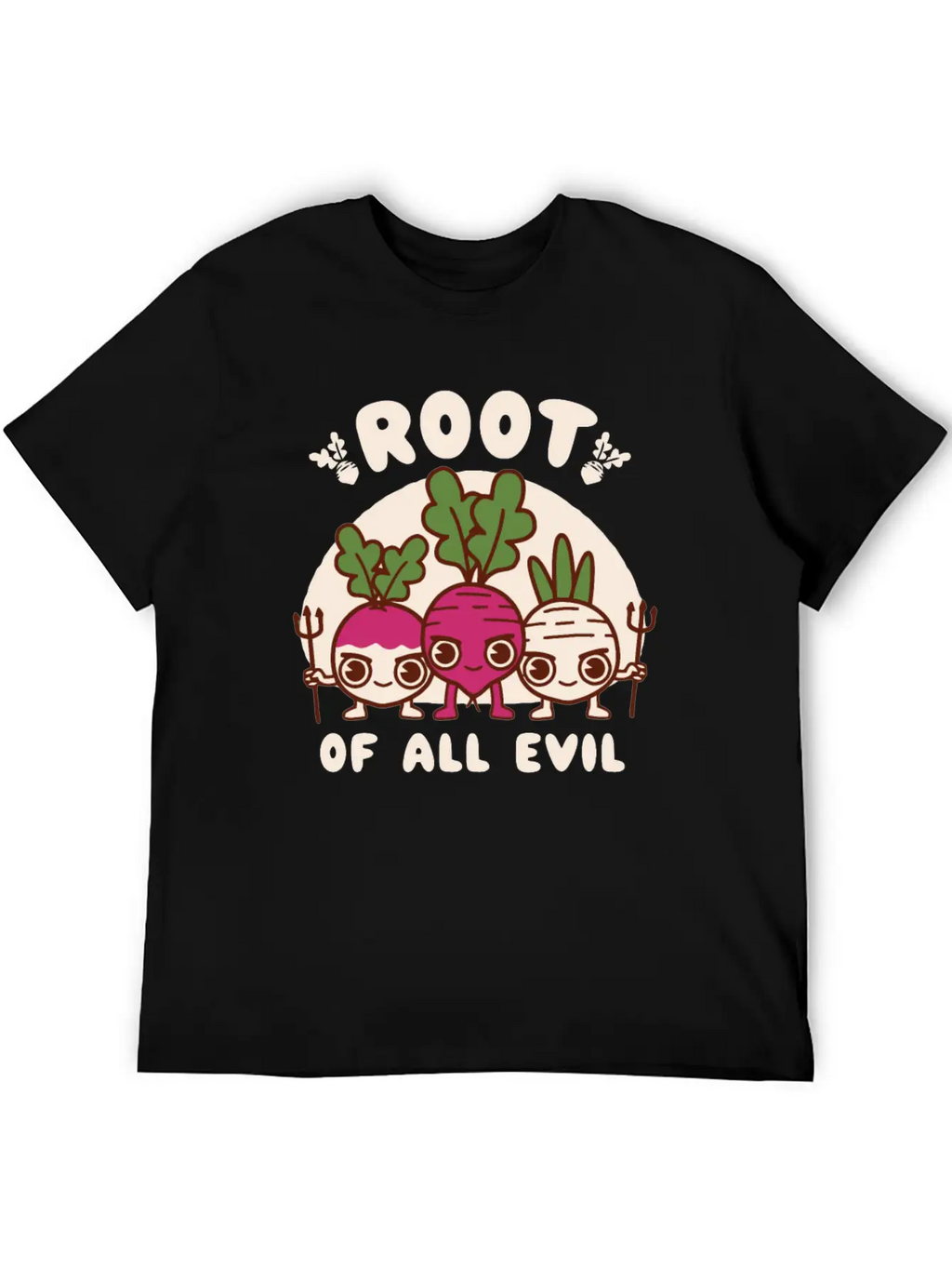 Root Of All Evil Unisex Casual T-Shirt – Clean Design For Daily Comfort
