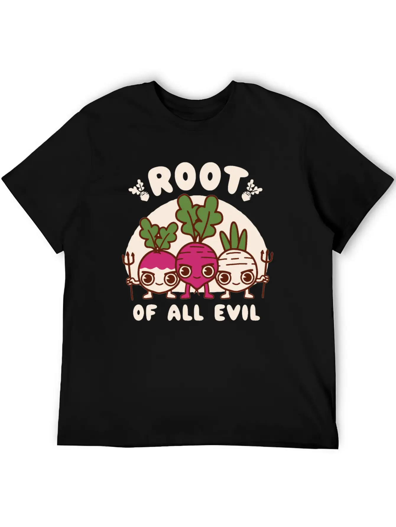 Root Of All Evil Unisex Casual T-Shirt – Clean Design For Daily Comfort