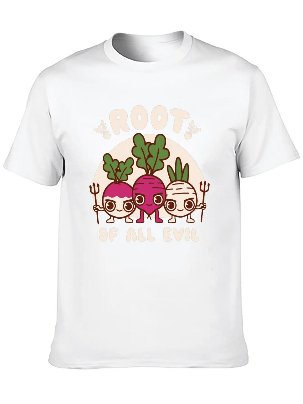 Root Of All Evil Unisex Casual T-Shirt – Clean Design For Daily Comfort