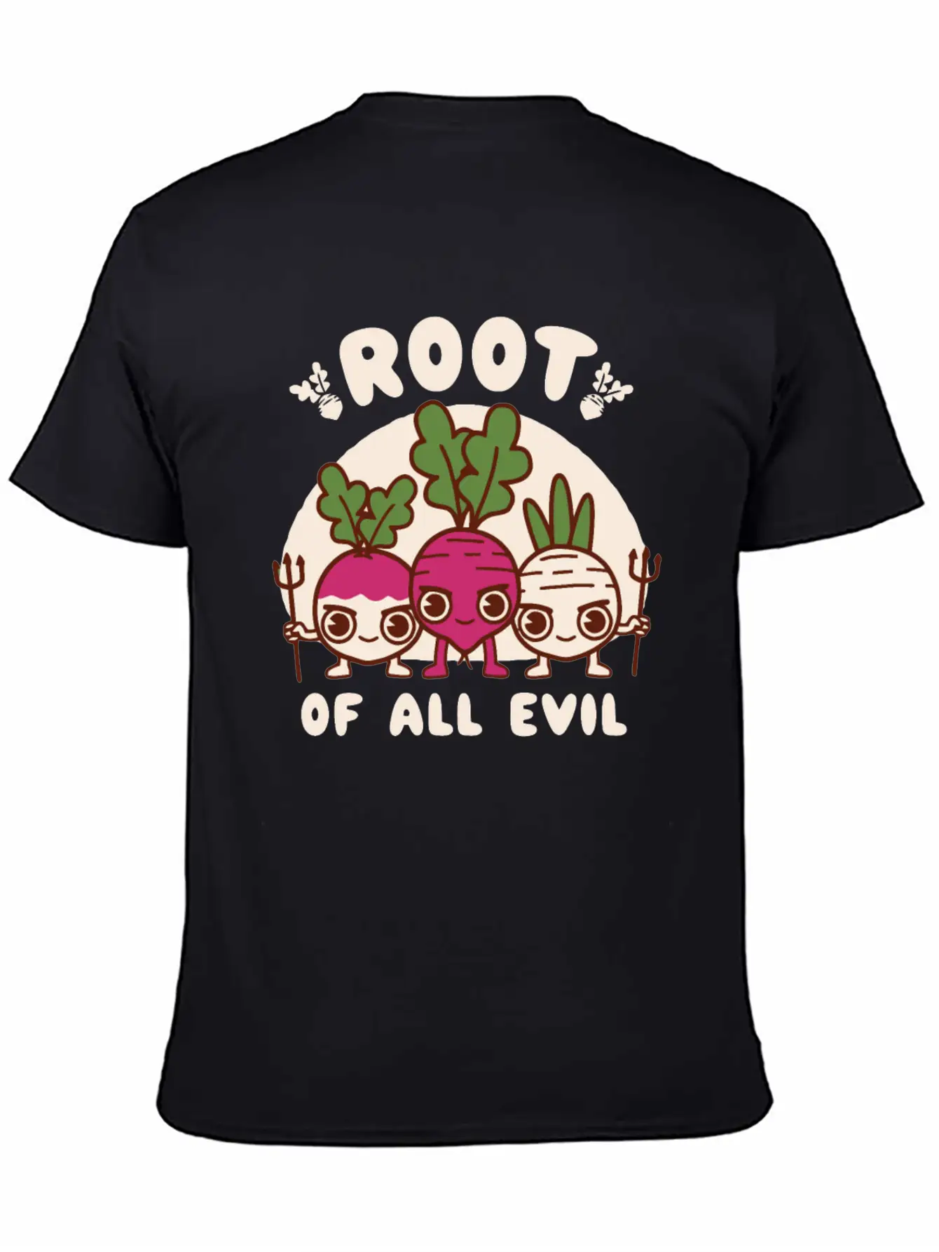 Root Of All Evil Unisex Casual T-Shirt – Clean Design For Daily Comfort