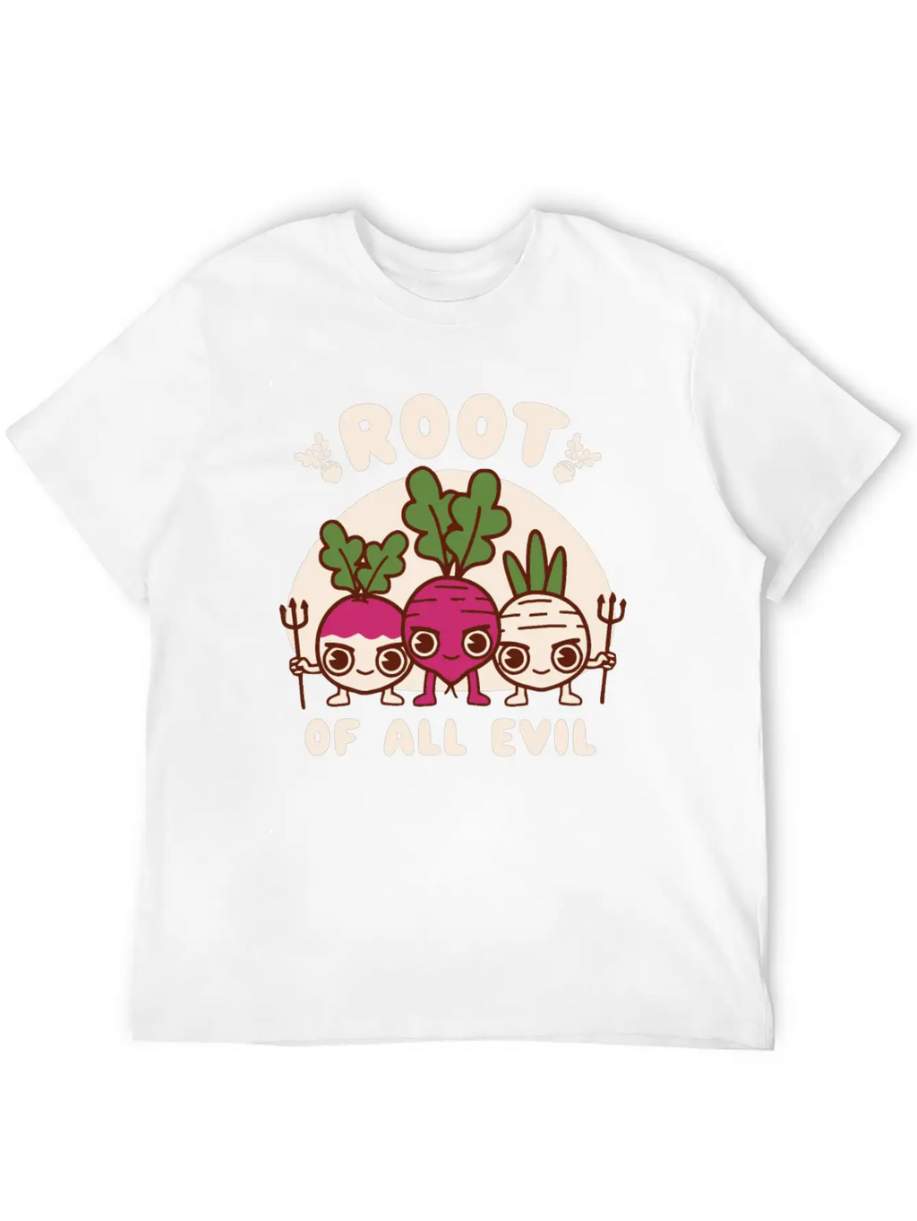 Root Of All Evil Unisex Casual T-Shirt – Clean Design For Daily Comfort