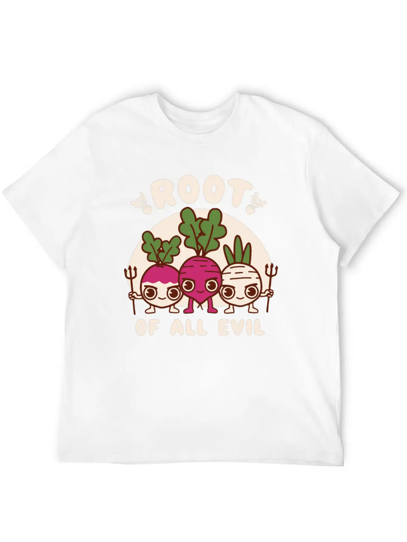 Root Of All Evil Unisex Casual T-Shirt – Clean Design For Daily Comfort
