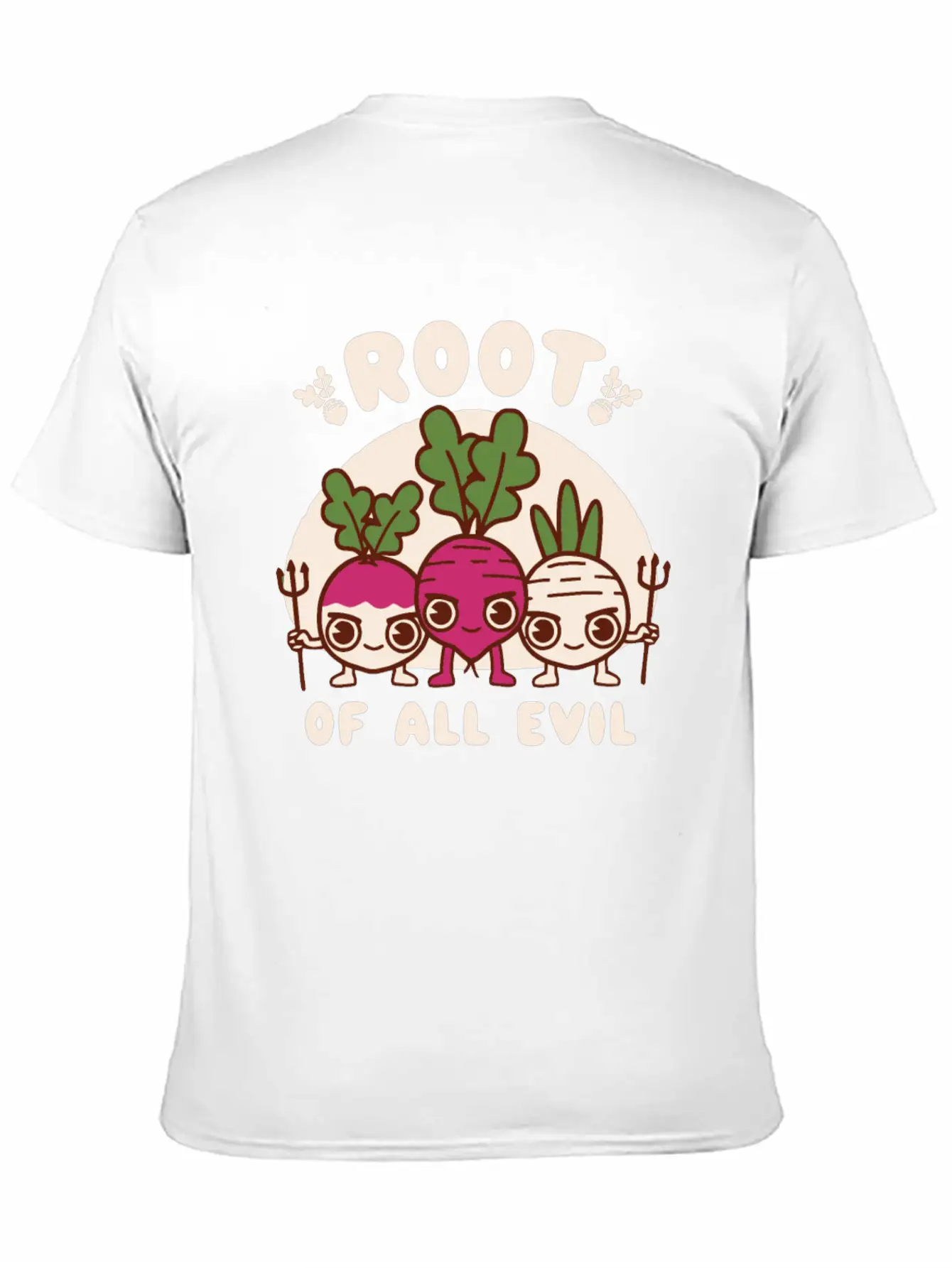 Root Of All Evil Unisex Casual T-Shirt – Clean Design For Daily Comfort