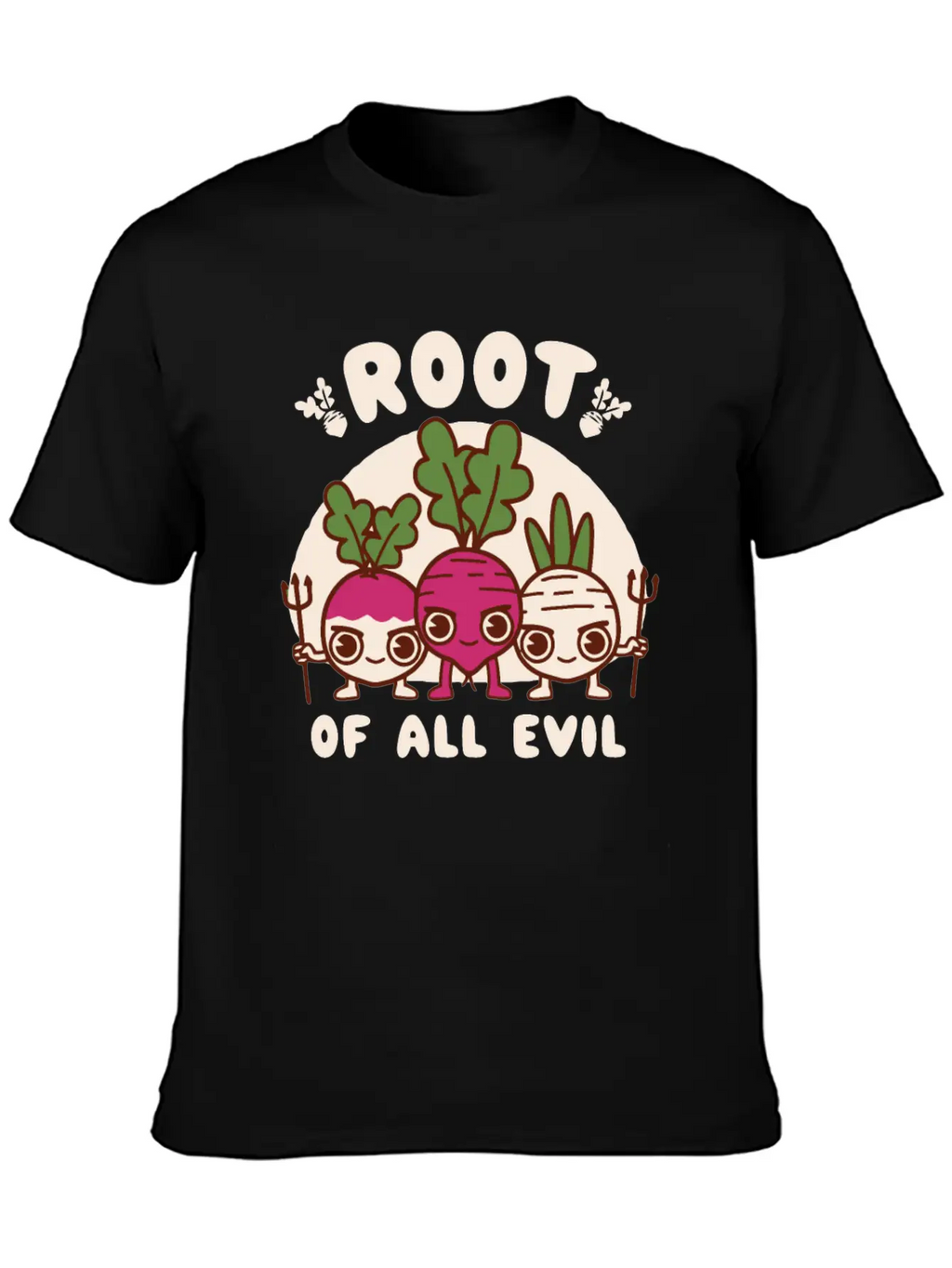 Root Of All Evil Unisex Casual T-Shirt – Clean Design For Daily Comfort