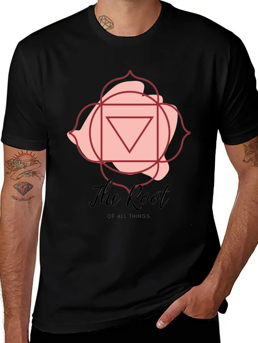 Root Of All Things Casual Graphic T-Shirt – Simple And Comfortable Daily Wear