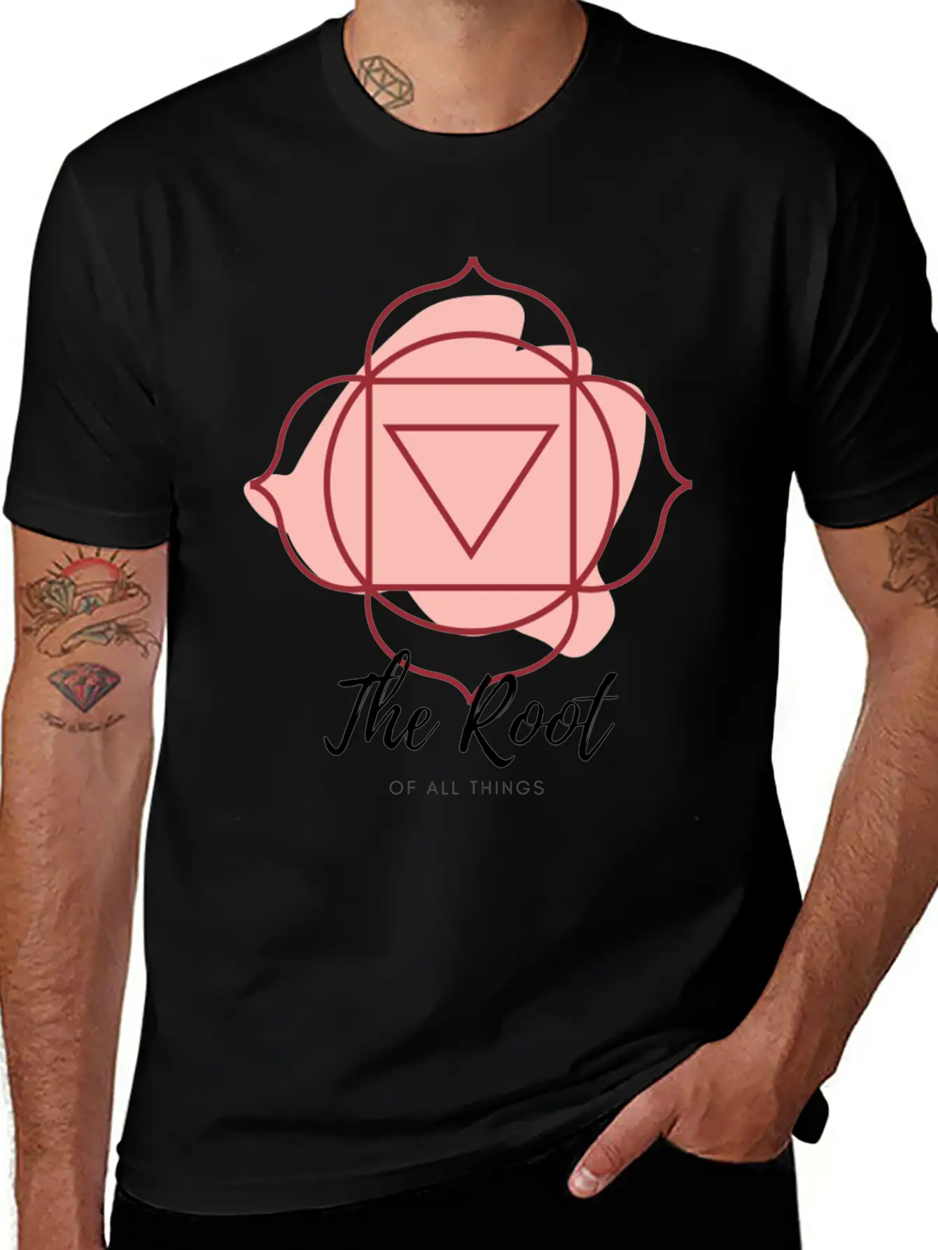 Root Of All Things Casual Graphic T-Shirt – Simple And Comfortable Daily Wear
