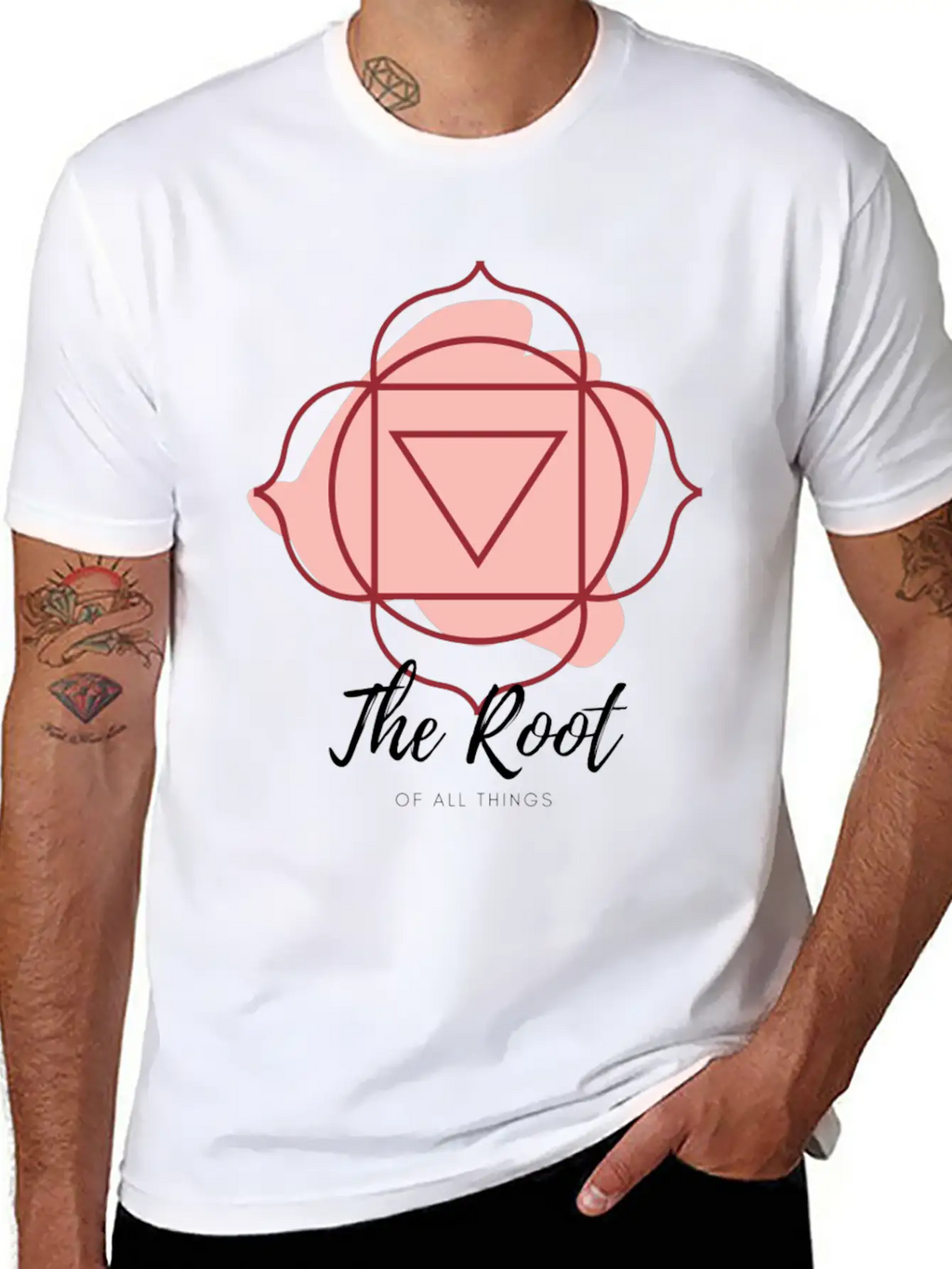 Root Of All Things Casual Graphic T-Shirt – Simple And Comfortable Daily Wear