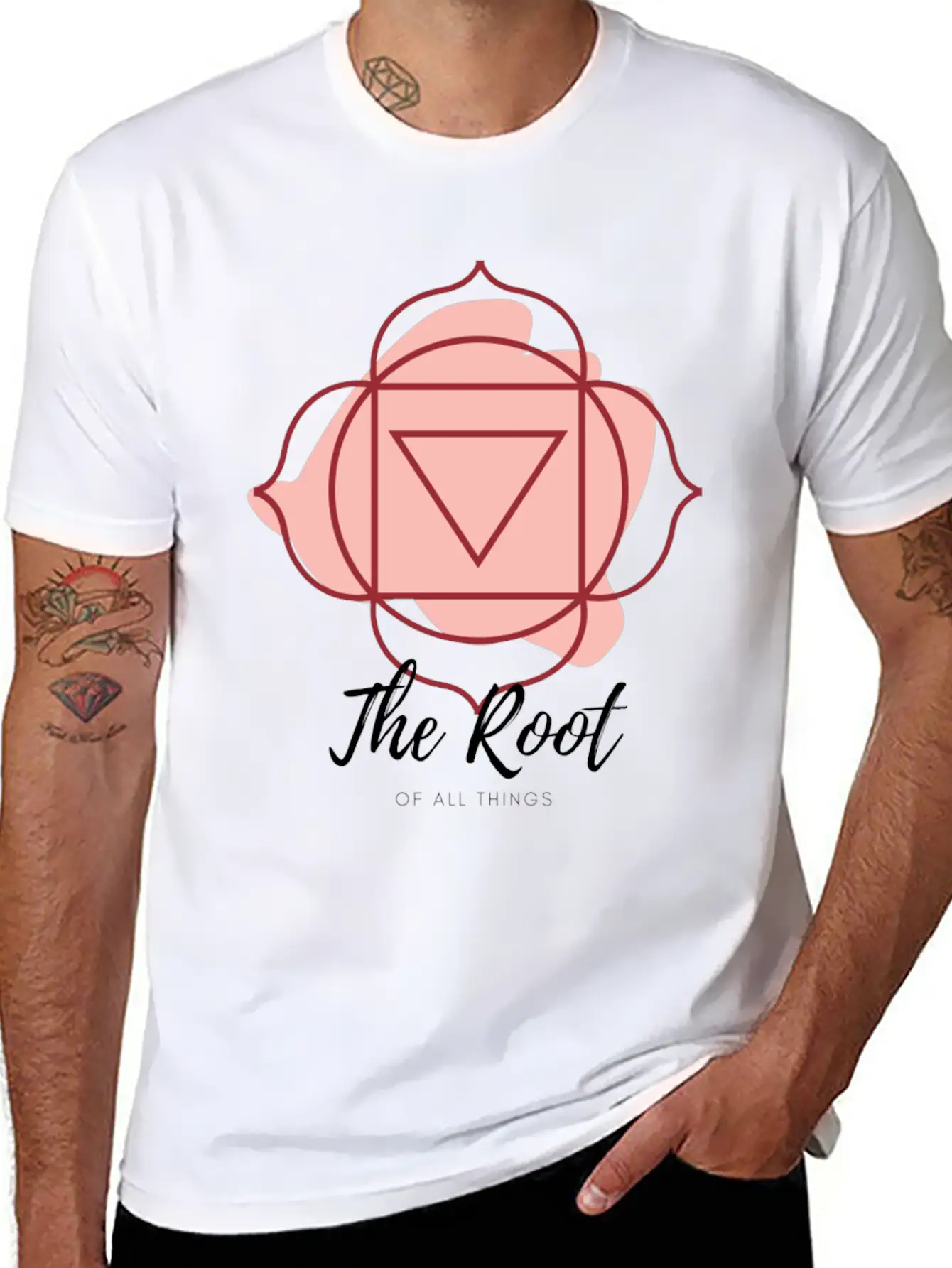 Root Of All Things Casual Graphic T-Shirt – Simple And Comfortable Daily Wear