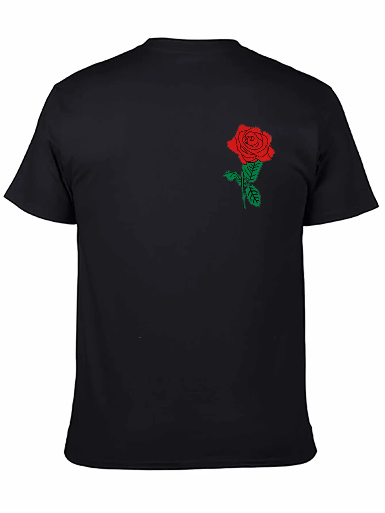Rose_flowers_rs14 Unisex Short Sleeve Soft Cotton T-Shirt – Casual Everyday Wear