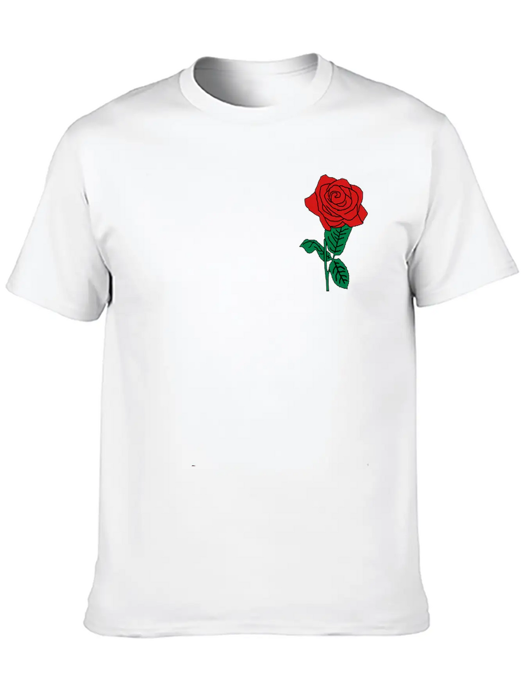 Rose_flowers_rs14 Unisex Short Sleeve Soft Cotton T-Shirt – Casual Everyday Wear