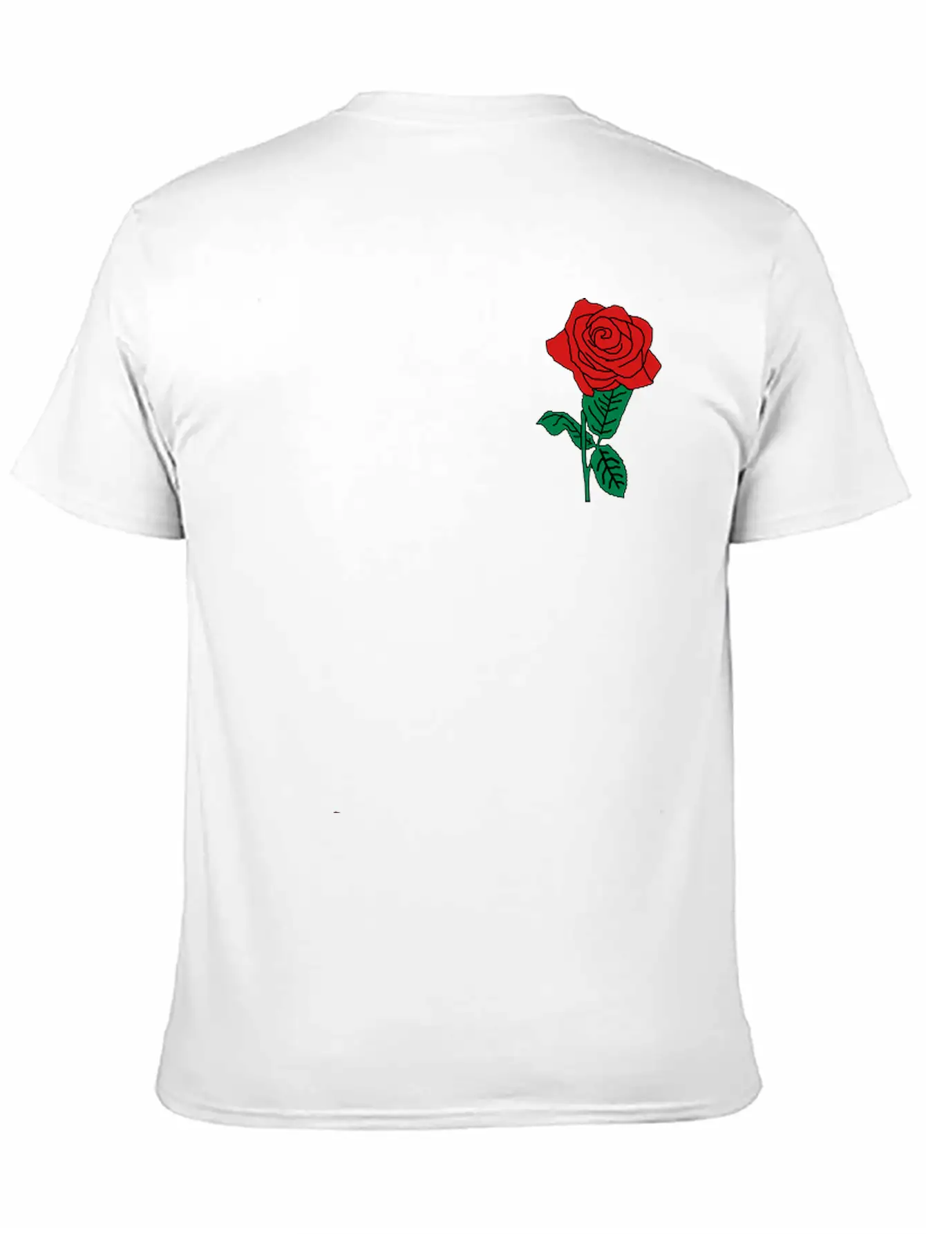 Rose_flowers_rs14 Unisex Short Sleeve Soft Cotton T-Shirt – Casual Everyday Wear