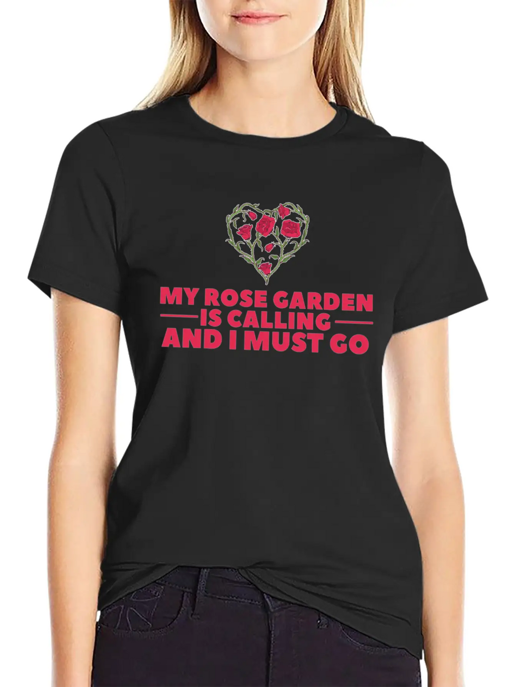 Rose Garden Roses Gardening Breathable Soft Cotton T-Shirt – Timeless Casual Look