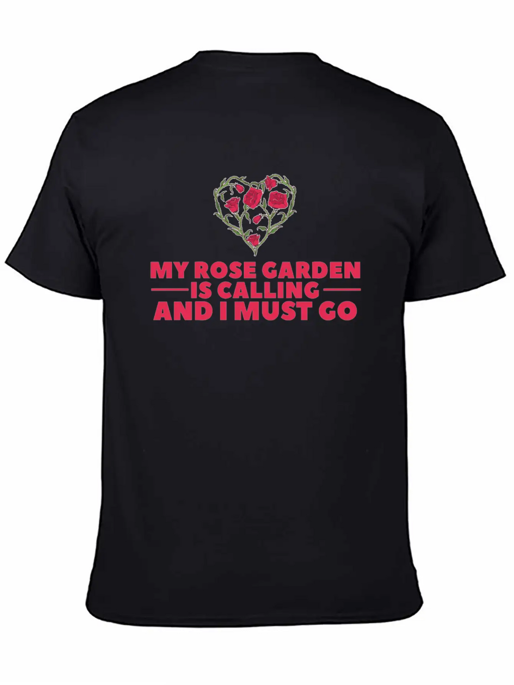 Rose Garden Roses Gardening Breathable Soft Cotton T-Shirt – Timeless Casual Look