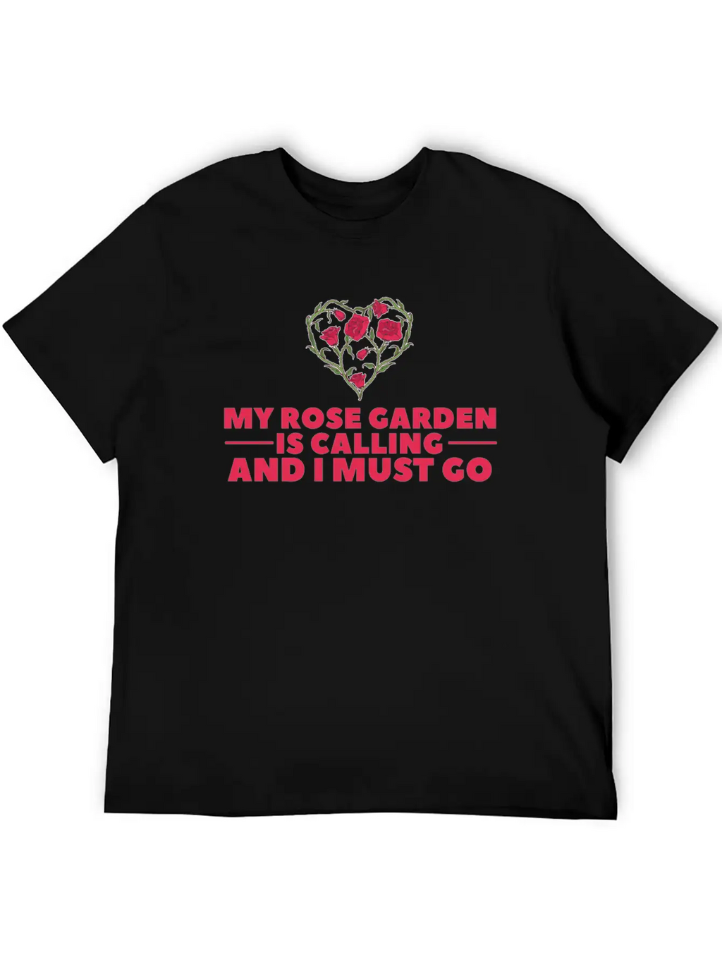 Rose Garden Roses Gardening Breathable Soft Cotton T-Shirt – Timeless Casual Look