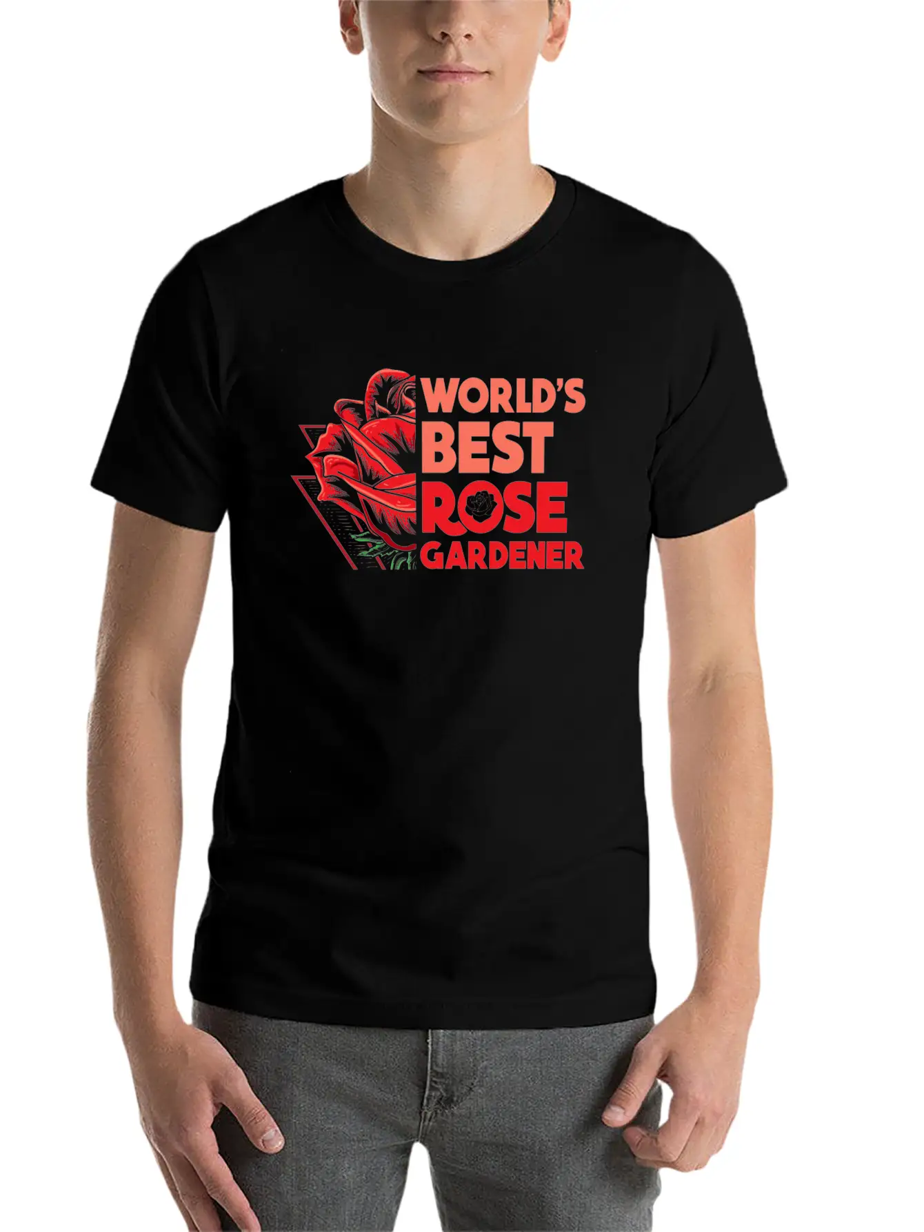 Rose Garden Roses Gardening Unisex Casual T-Shirt – Clean Design For Daily Comfort
