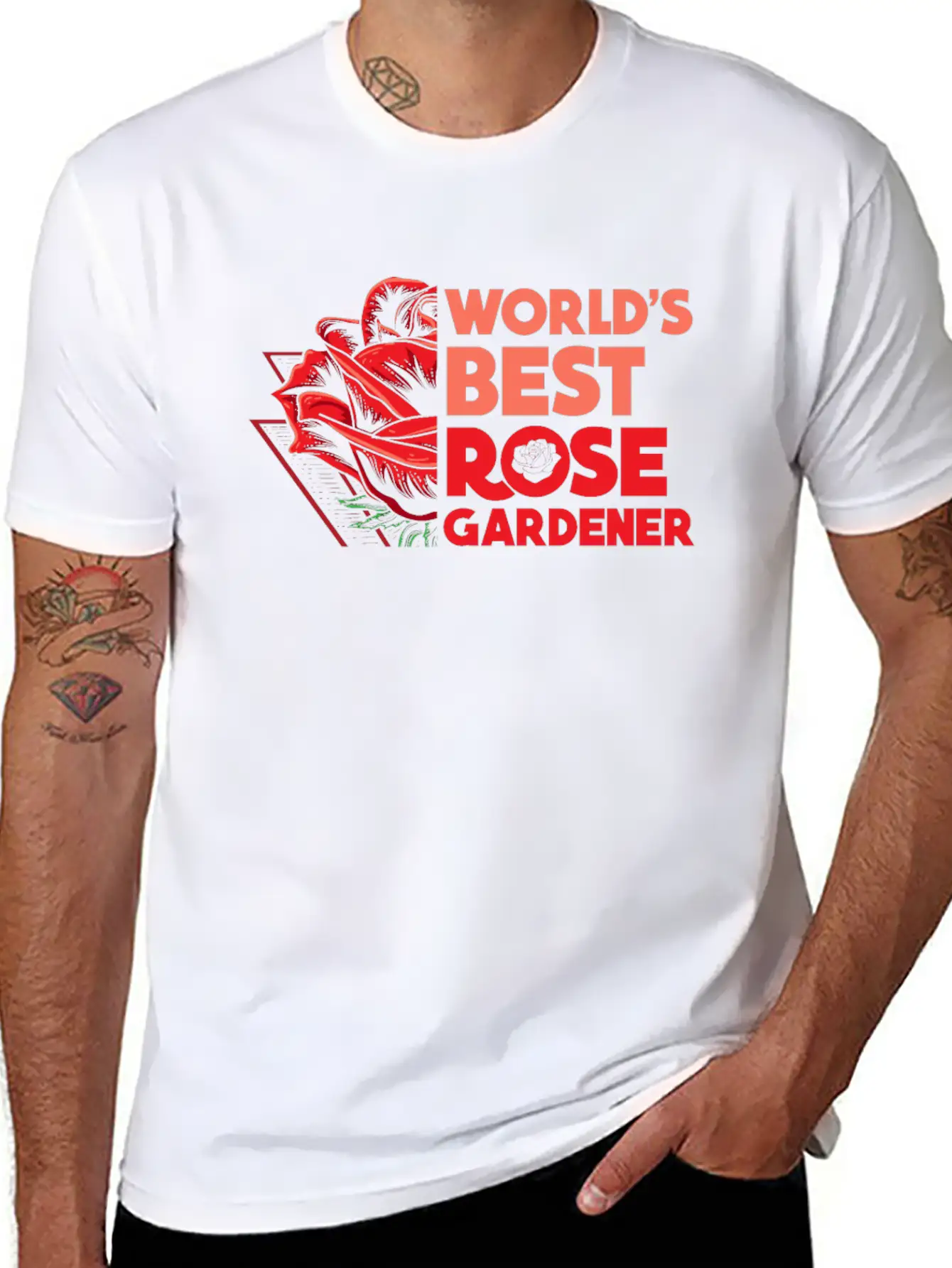 Rose Garden Roses Gardening Unisex Casual T-Shirt – Clean Design For Daily Comfort