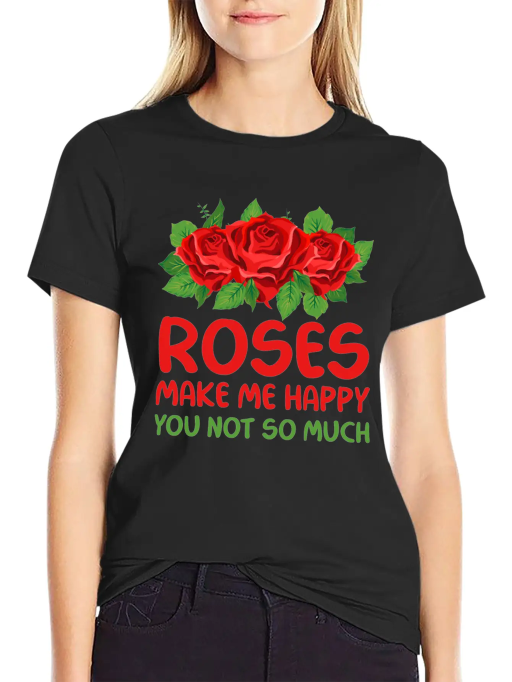 Rose Garden Roses Gardening Unisex Short Sleeve Soft Cotton T-Shirt – Casual Everyday Wear