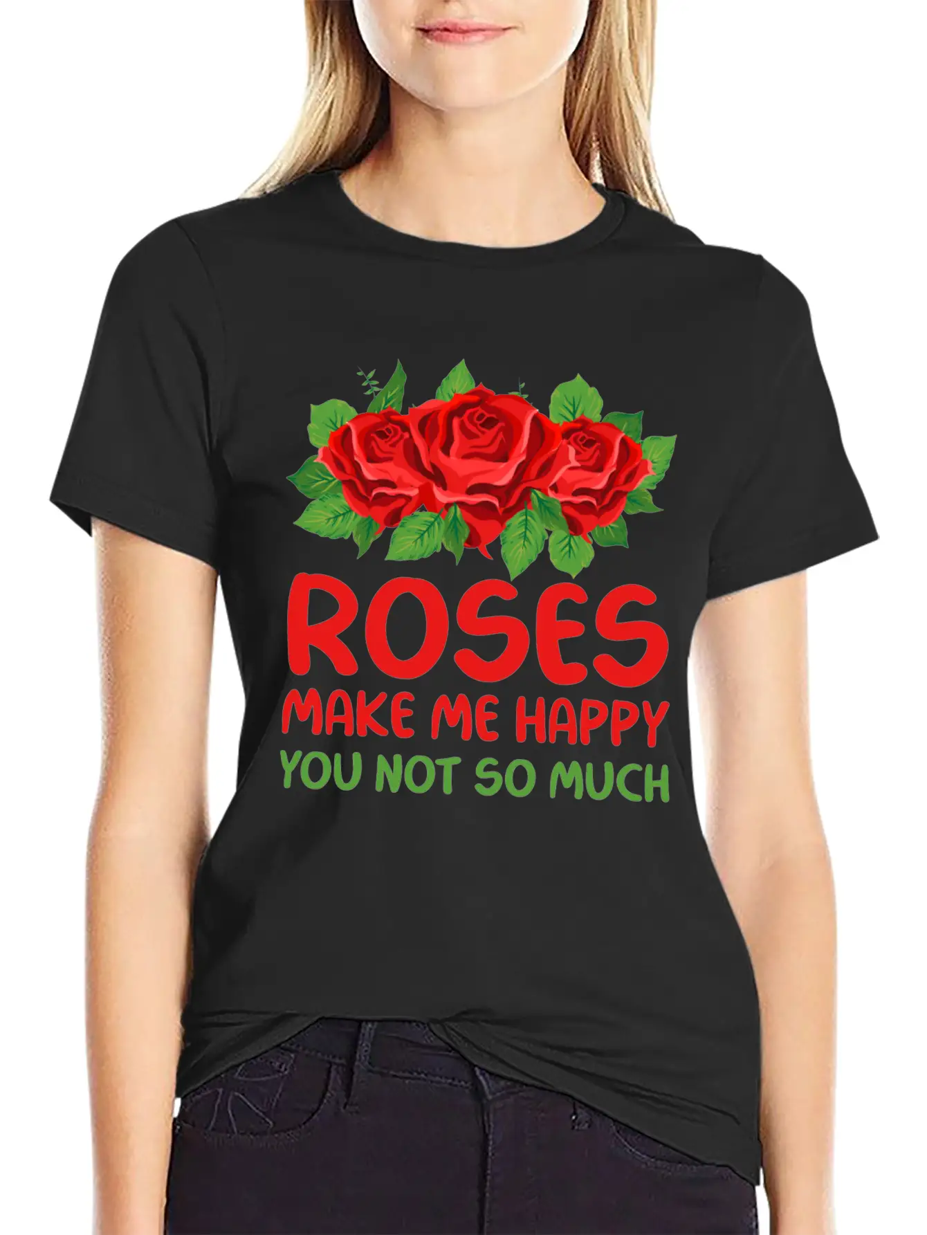 Rose Garden Roses Gardening Unisex Short Sleeve Soft Cotton T-Shirt – Casual Everyday Wear