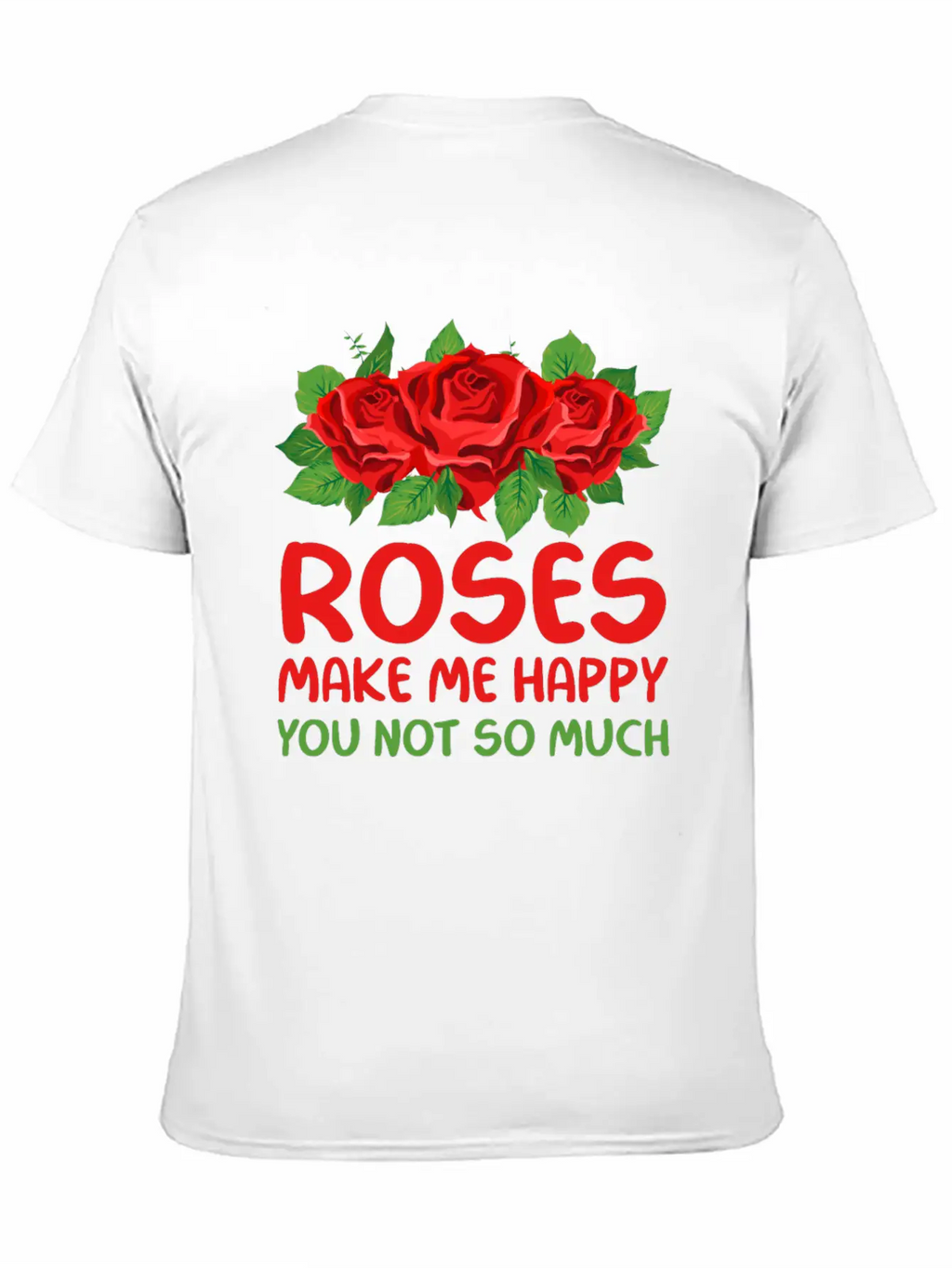 Rose Garden Roses Gardening Unisex Short Sleeve Soft Cotton T-Shirt – Casual Everyday Wear