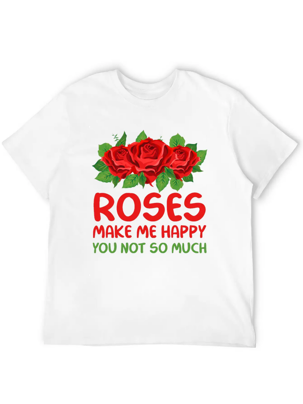 Rose Garden Roses Gardening Unisex Short Sleeve Soft Cotton T-Shirt – Casual Everyday Wear