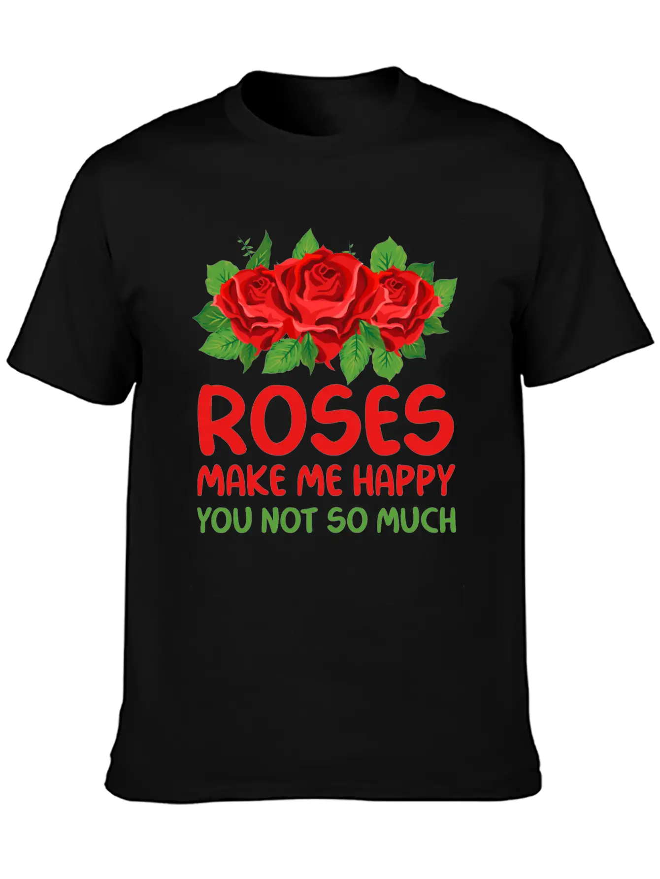 Rose Garden Roses Gardening Unisex Short Sleeve Soft Cotton T-Shirt – Casual Everyday Wear