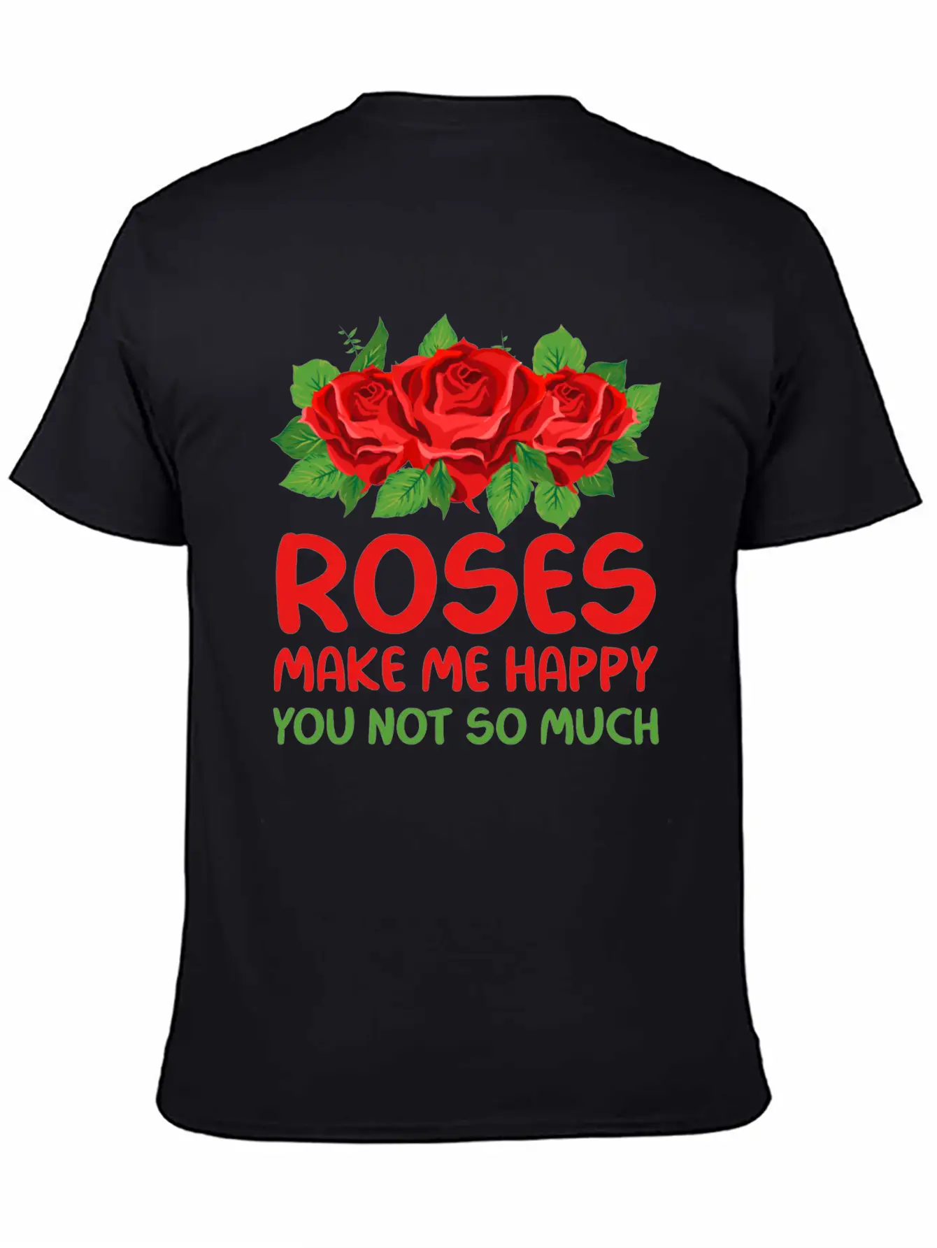 Rose Garden Roses Gardening Unisex Short Sleeve Soft Cotton T-Shirt – Casual Everyday Wear
