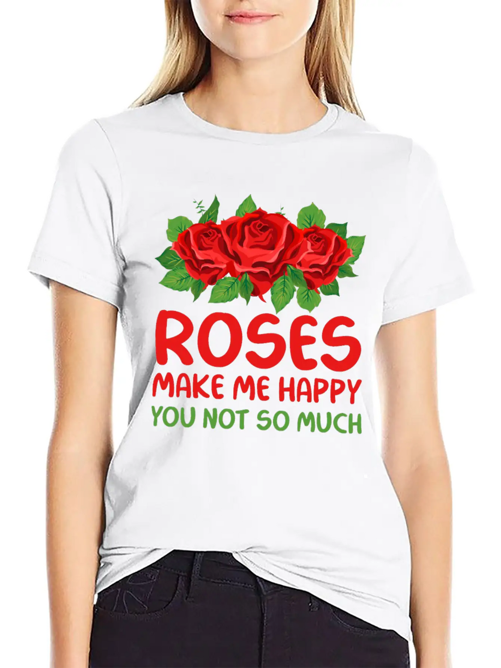 Rose Garden Roses Gardening Unisex Short Sleeve Soft Cotton T-Shirt – Casual Everyday Wear