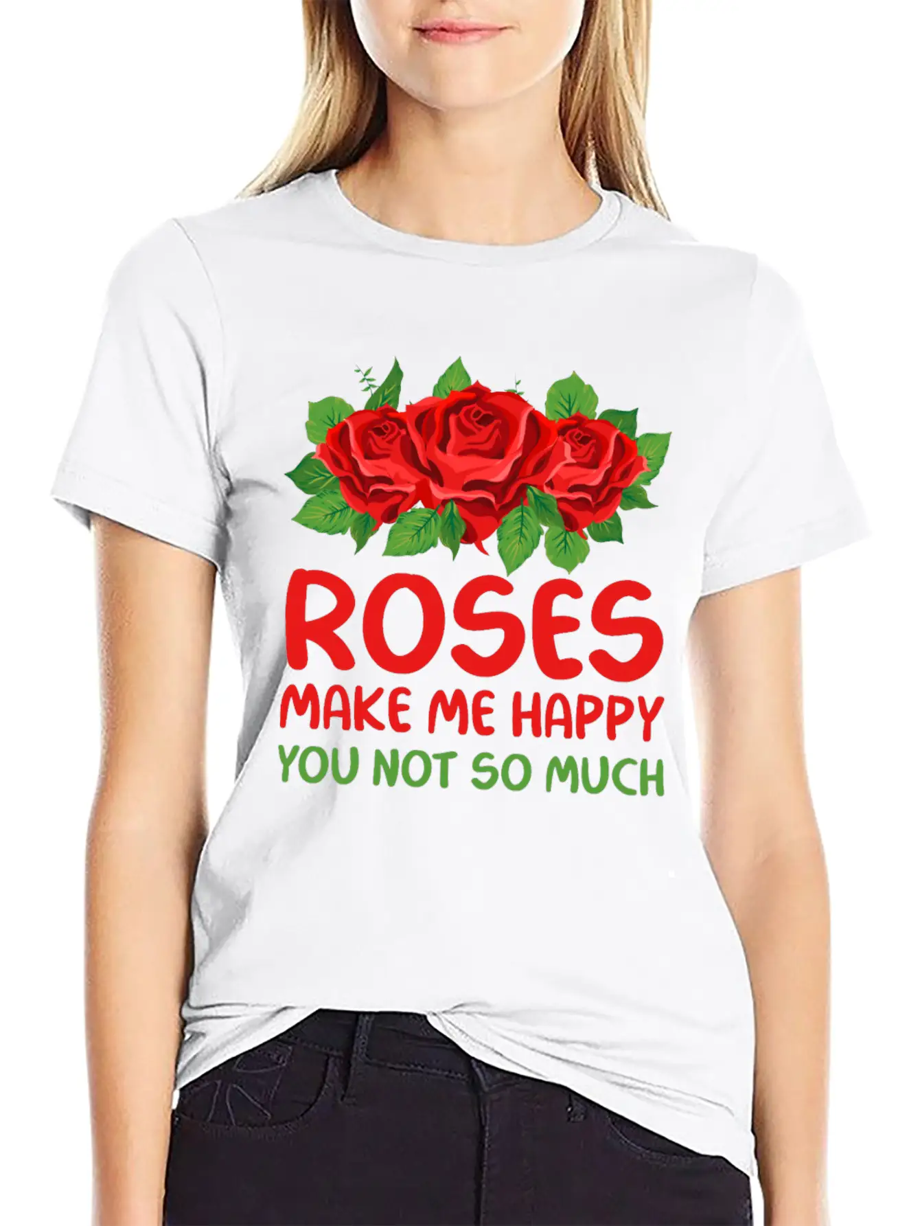 Rose Garden Roses Gardening Unisex Short Sleeve Soft Cotton T-Shirt – Casual Everyday Wear