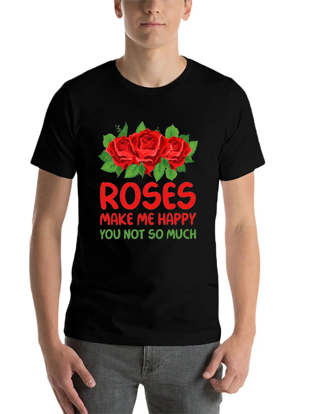 Rose Garden Roses Gardening Unisex Short Sleeve Soft Cotton T-Shirt – Casual Everyday Wear