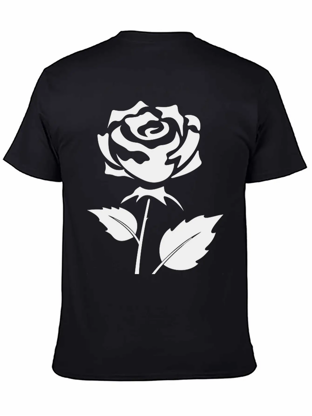 Rose Unisex Casual T-Shirt – Clean Design For Daily Comfort