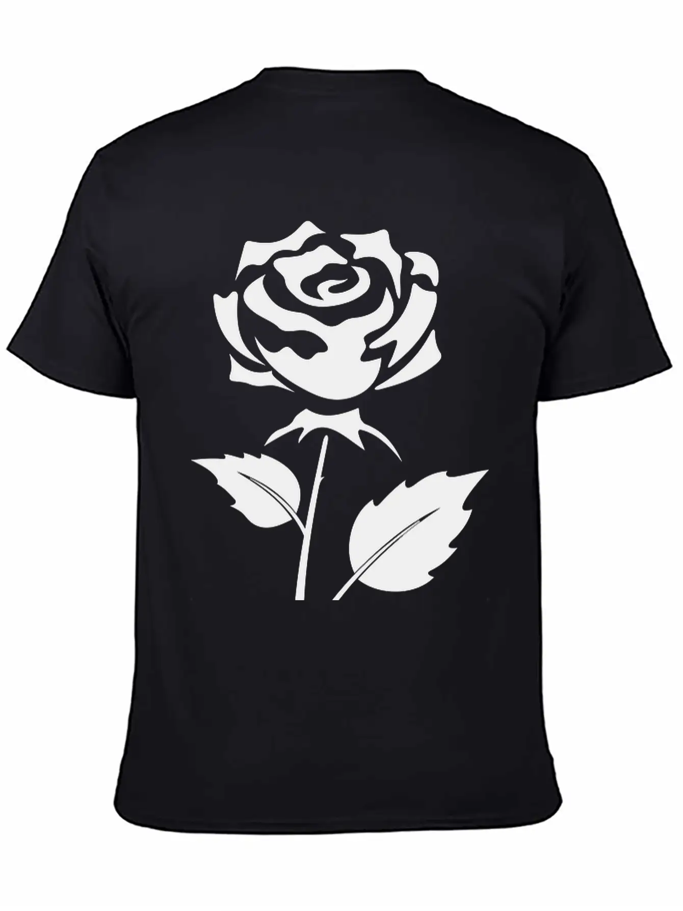 Rose Unisex Casual T-Shirt – Clean Design For Daily Comfort