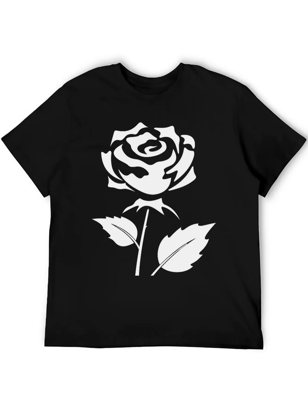 Rose Unisex Casual T-Shirt – Clean Design For Daily Comfort