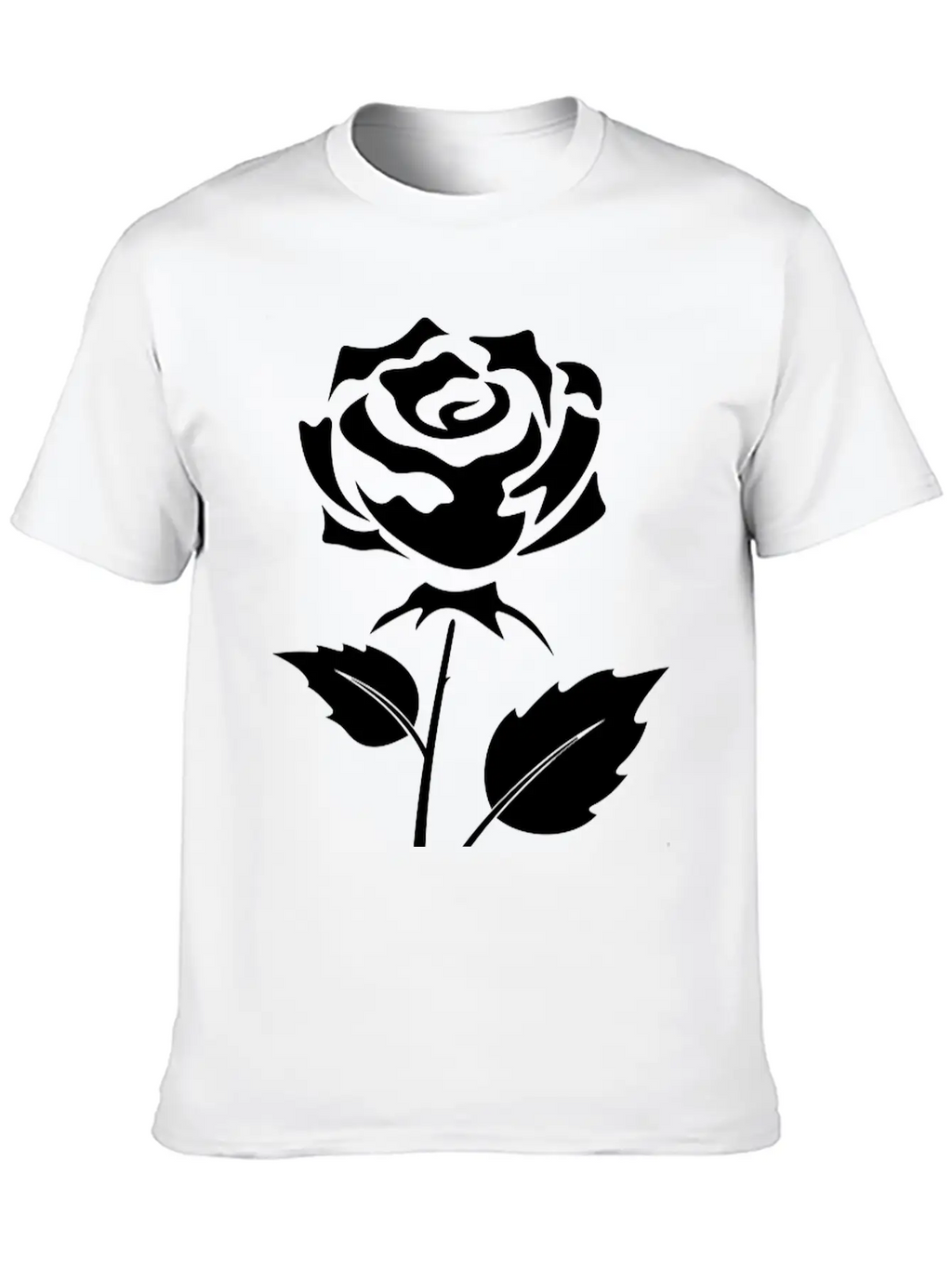Rose Unisex Casual T-Shirt – Clean Design For Daily Comfort