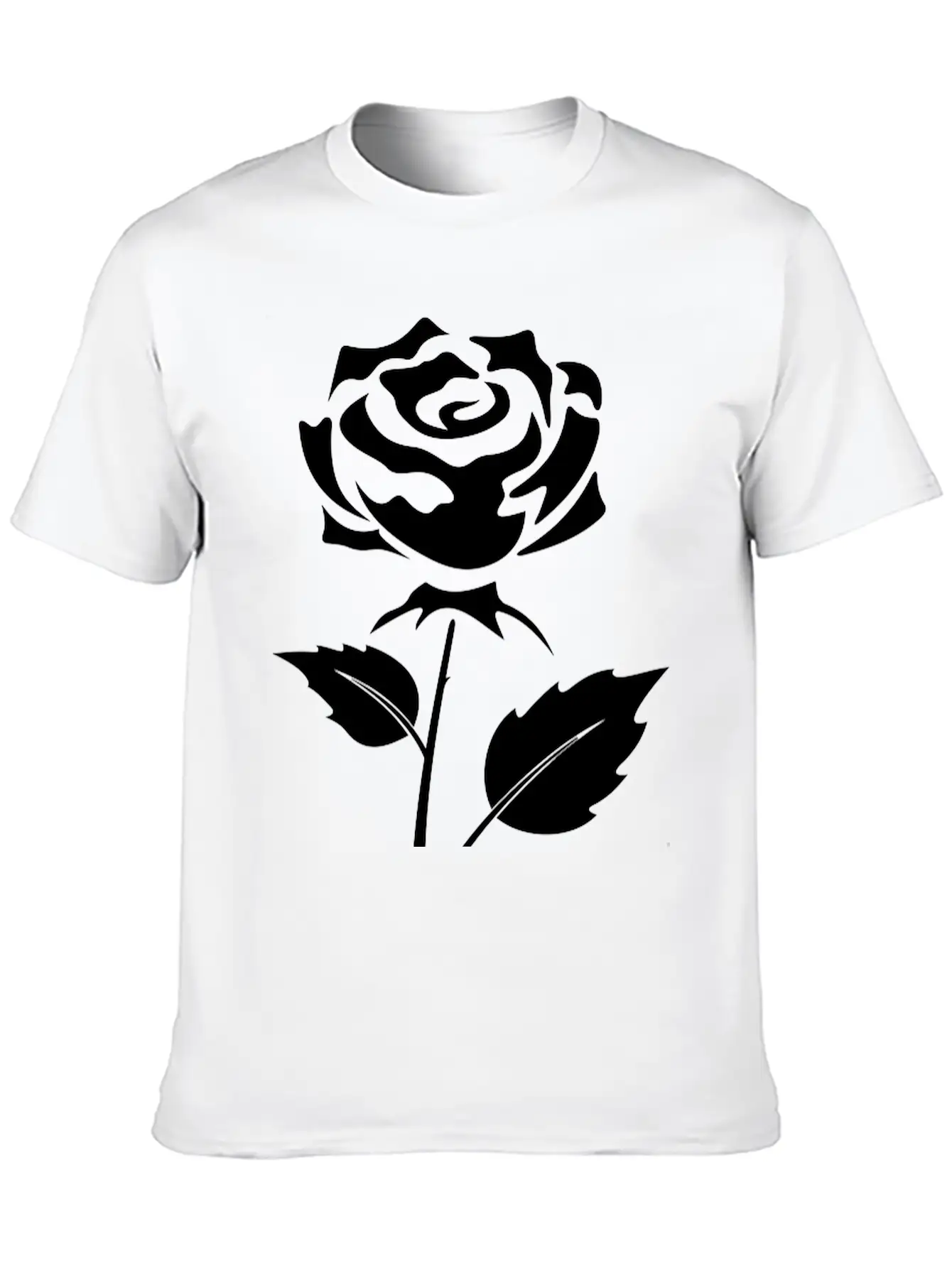 Rose Unisex Casual T-Shirt – Clean Design For Daily Comfort