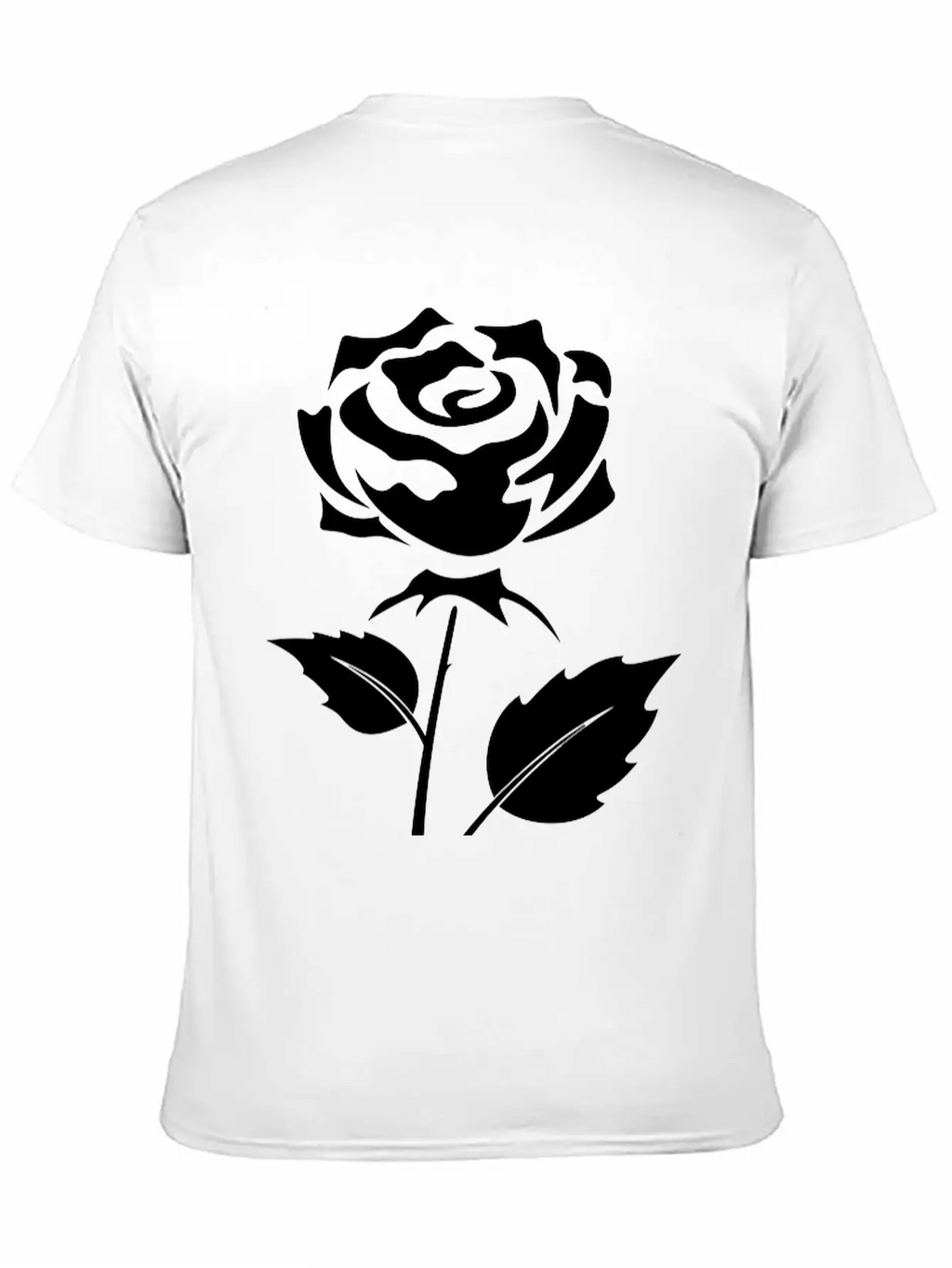 Rose Unisex Casual T-Shirt – Clean Design For Daily Comfort