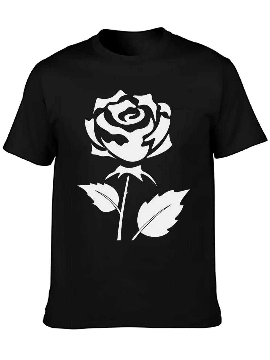 Rose Unisex Casual T-Shirt – Clean Design For Daily Comfort