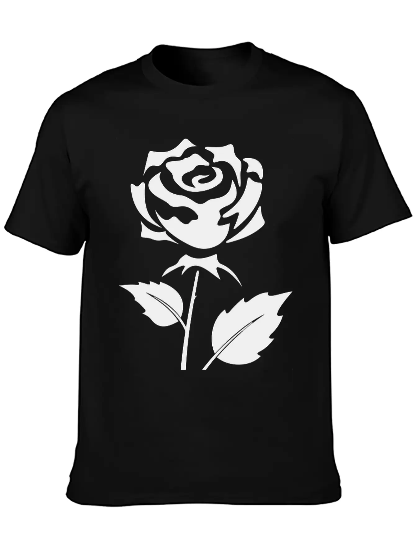 Rose Unisex Casual T-Shirt – Clean Design For Daily Comfort