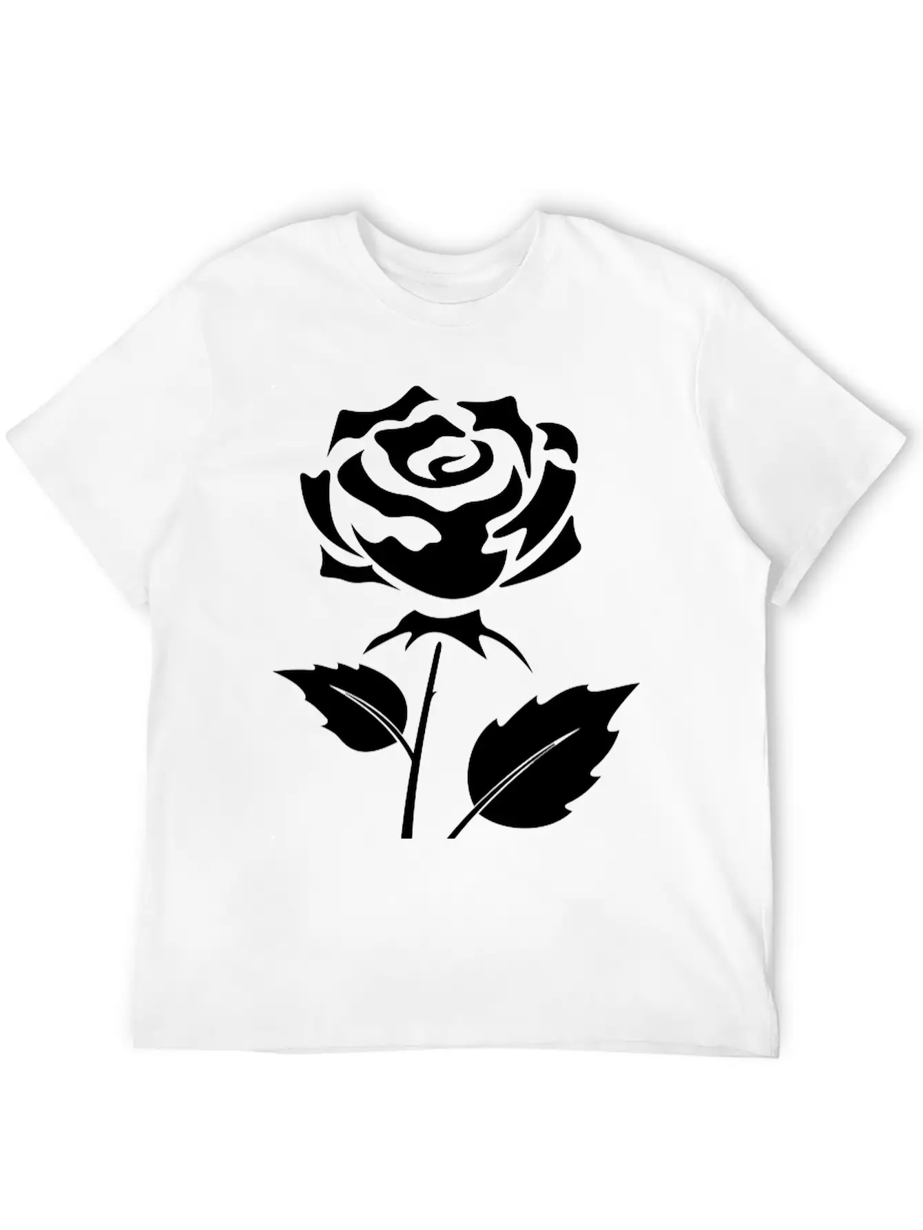 Rose Unisex Casual T-Shirt – Clean Design For Daily Comfort