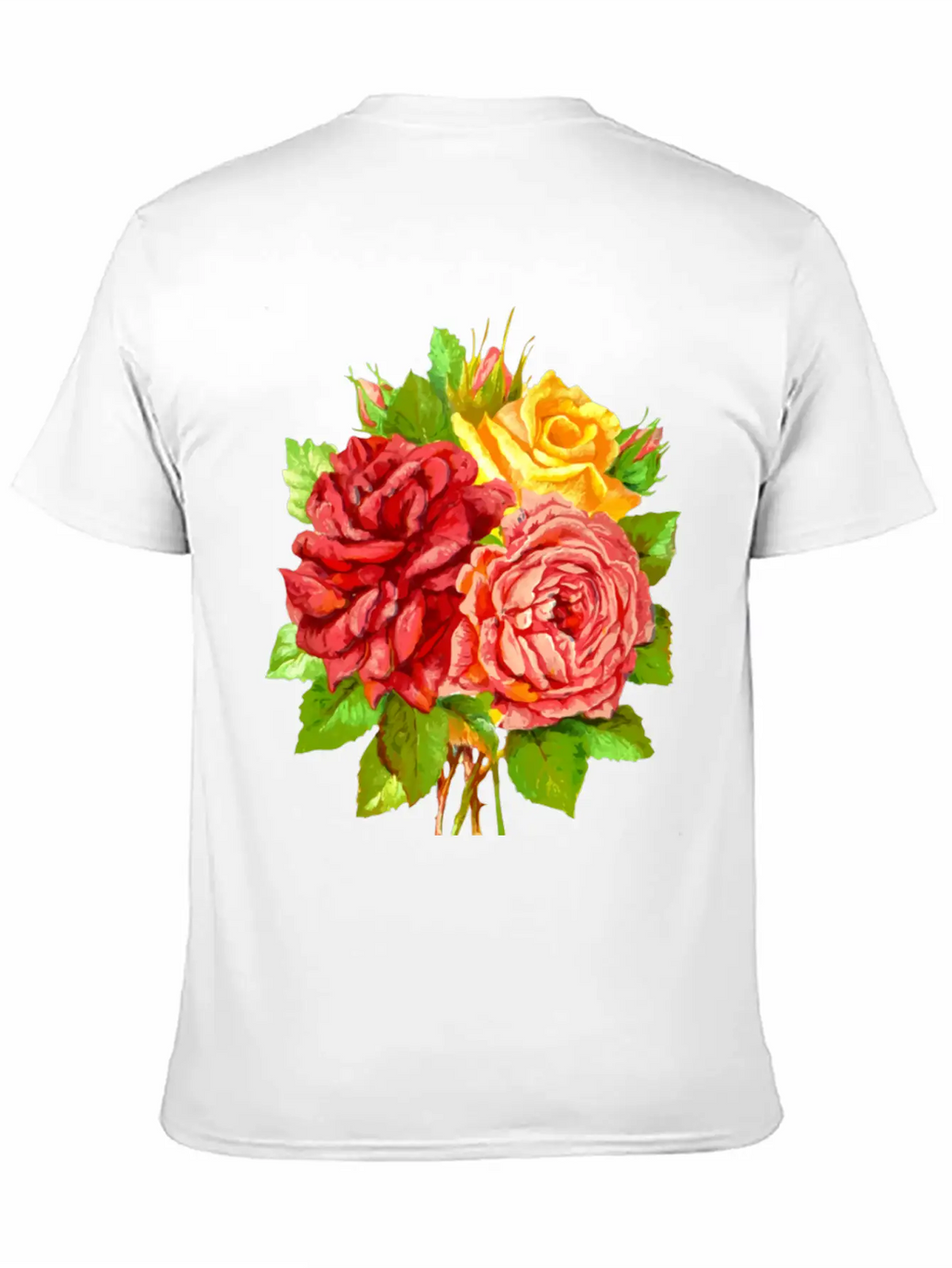 Roses Stylish Everyday T-Shirt – Unisex Basic Cotton Tee