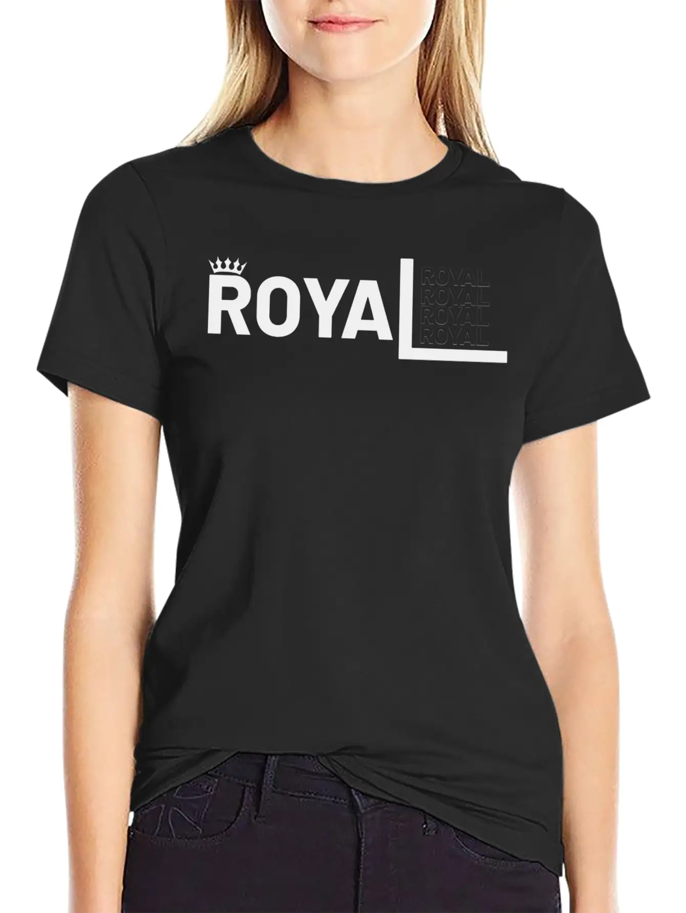 "ROYAL" Unisex Short Sleeve Soft Cotton T-Shirt – Casual Everyday Wear