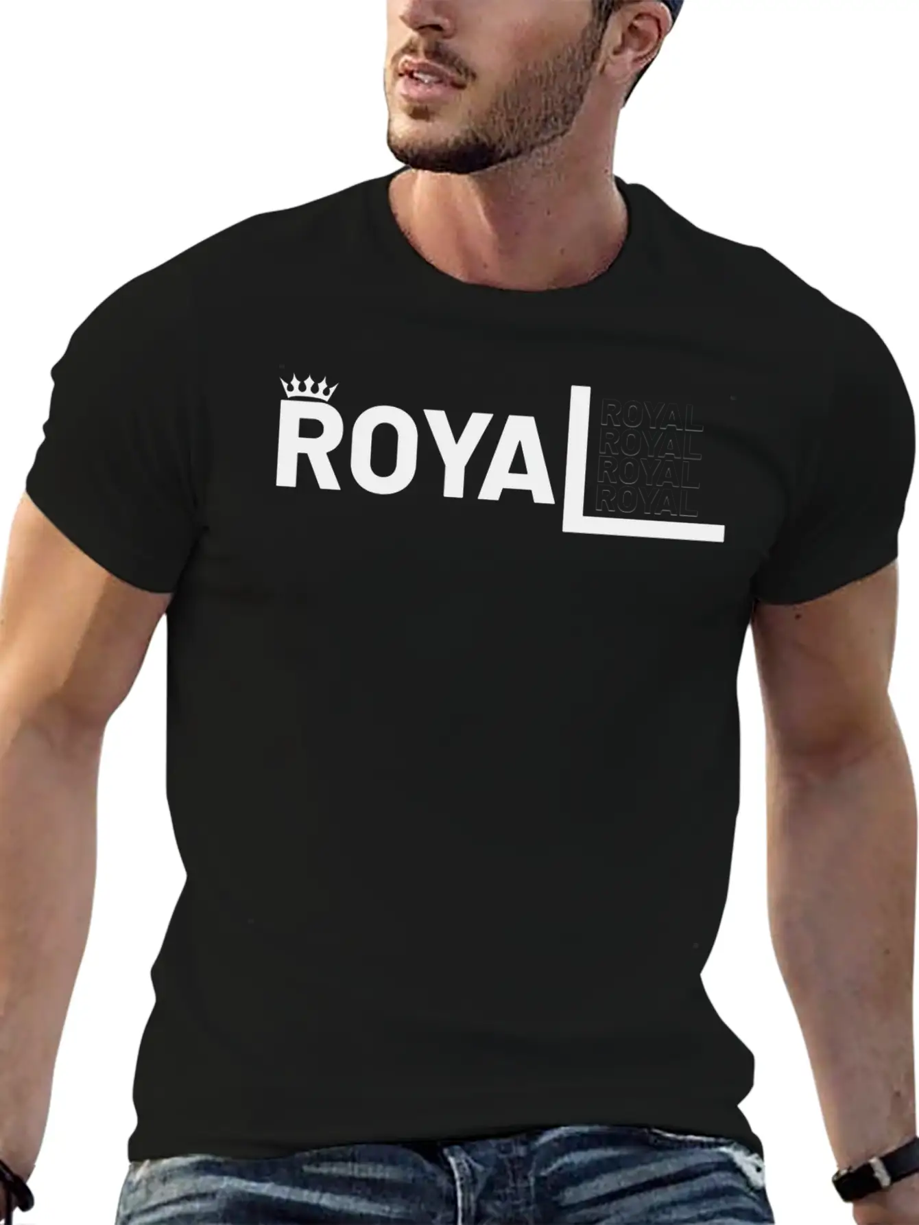 "ROYAL" Unisex Short Sleeve Soft Cotton T-Shirt – Casual Everyday Wear