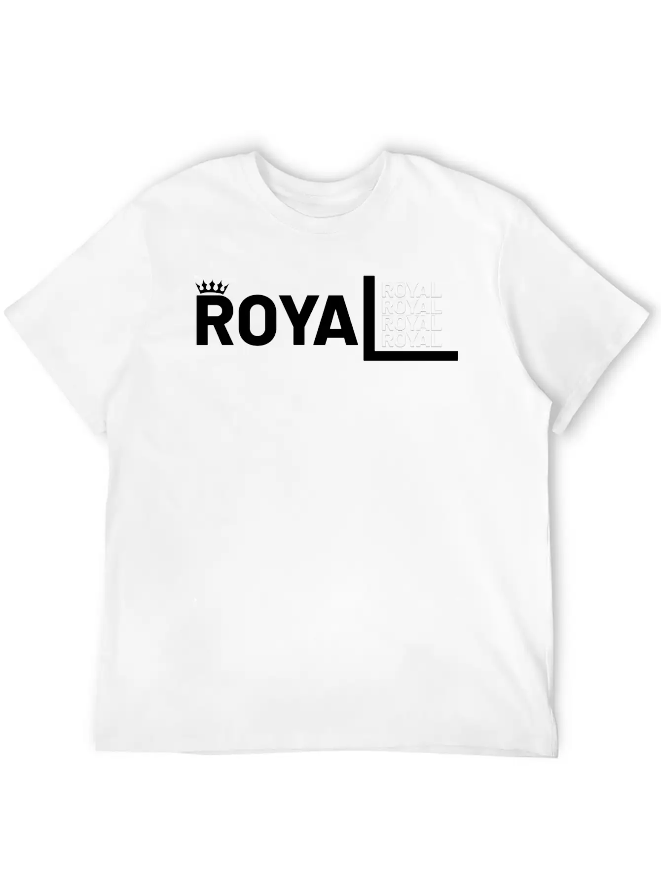 "ROYAL" Unisex Short Sleeve Soft Cotton T-Shirt – Casual Everyday Wear