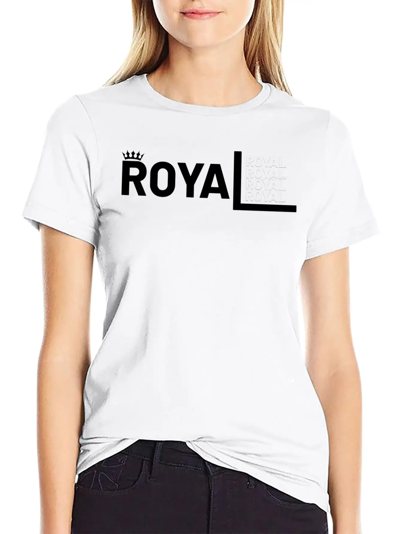 "ROYAL" Unisex Short Sleeve Soft Cotton T-Shirt – Casual Everyday Wear