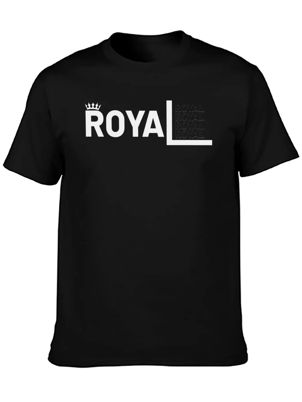 "ROYAL" Unisex Short Sleeve Soft Cotton T-Shirt – Casual Everyday Wear